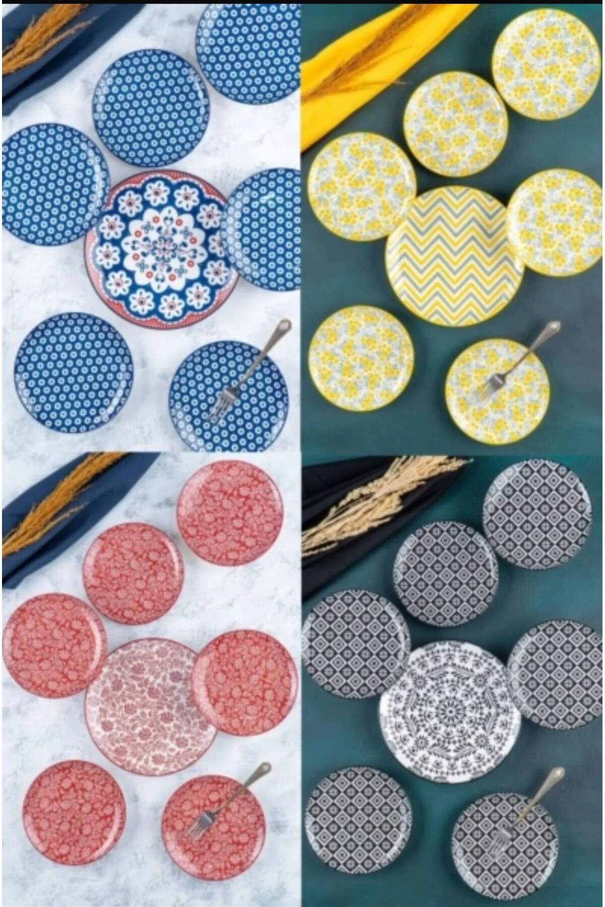 بشقاب POR 05334 SET PLATE CAKE 1 25 CM 6 19 سانتی متر ACAR