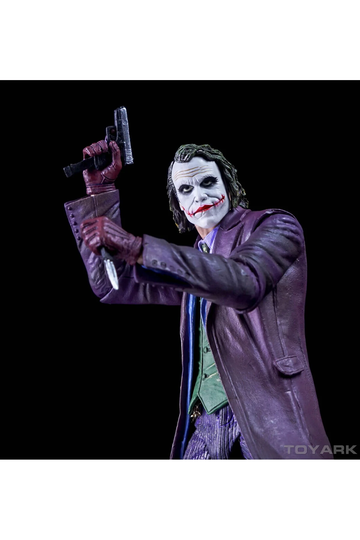 فیگور JOKER HEATH LEDGER BATMAN THE DARK KNIGHT VERS. FIGURE POSABLE ACTION FIGUR با لوازم جانبی ZDYS