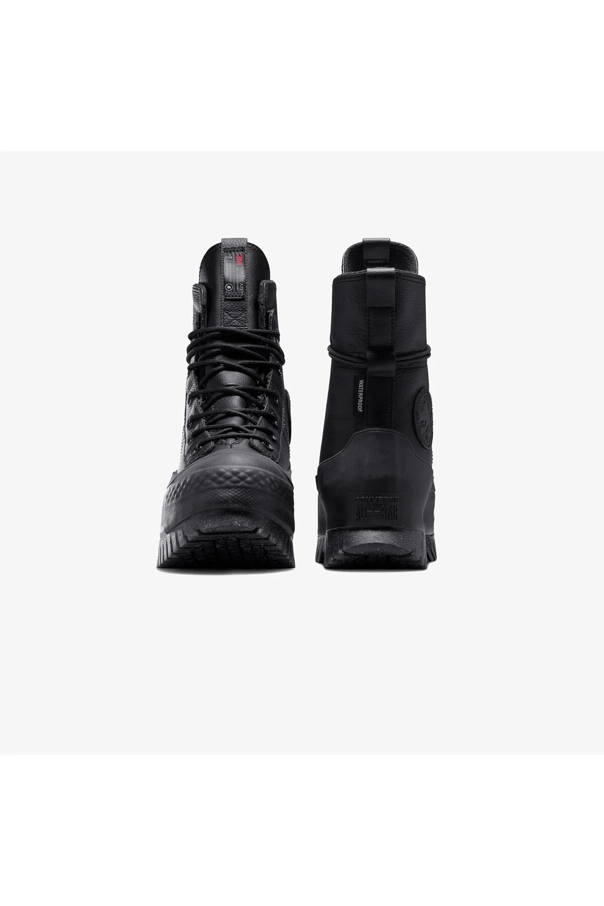 اسنیکر کفش ورزشی پلت فرم چرم مشکی یونیسکس چاک تیلور ALL STAR LUGGED 2.0 CC کانورس Converse