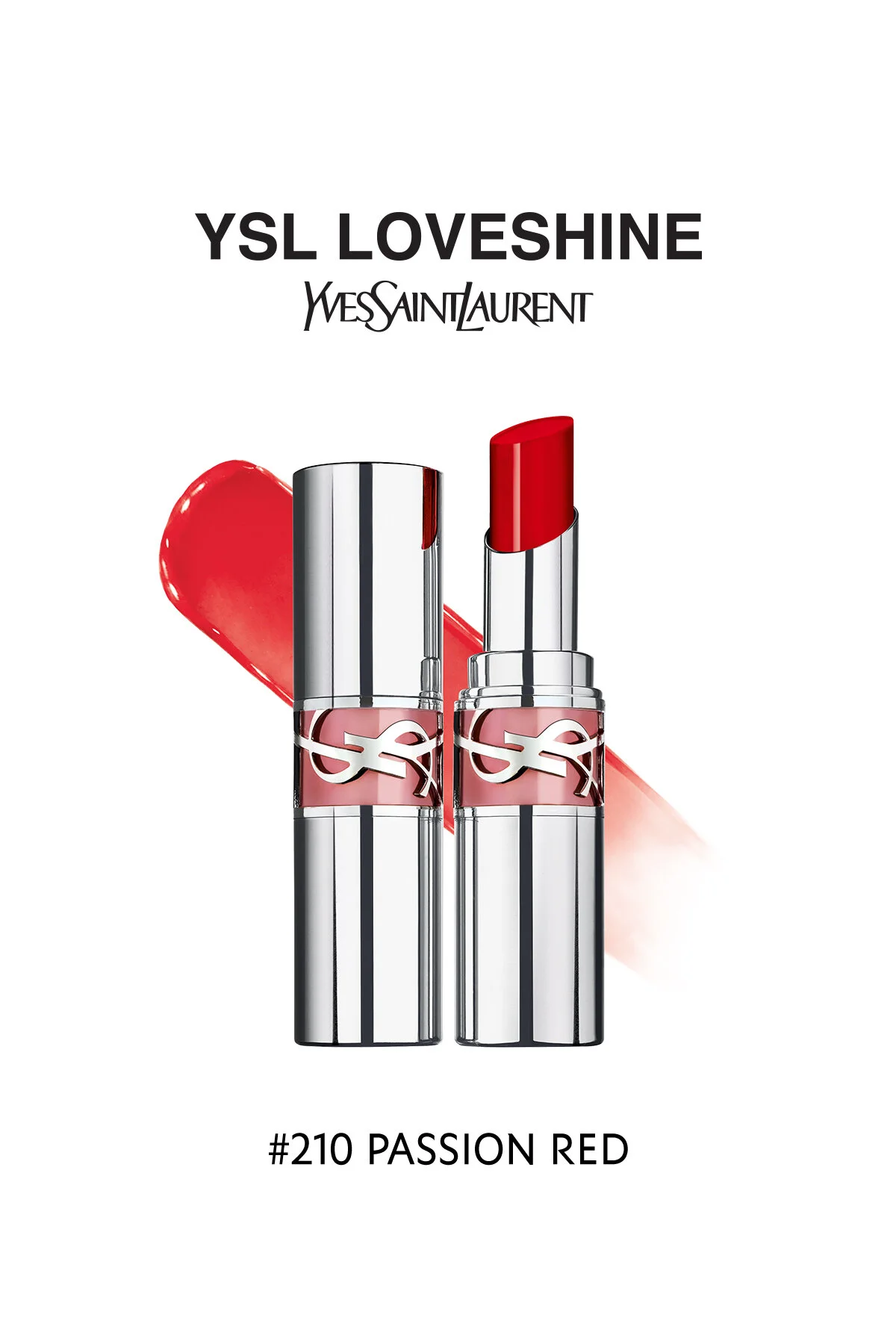 رژ لب مراقبتی LOVESHINE INTENSE SHINE 210 PASSION RED Yves Saint Laurent