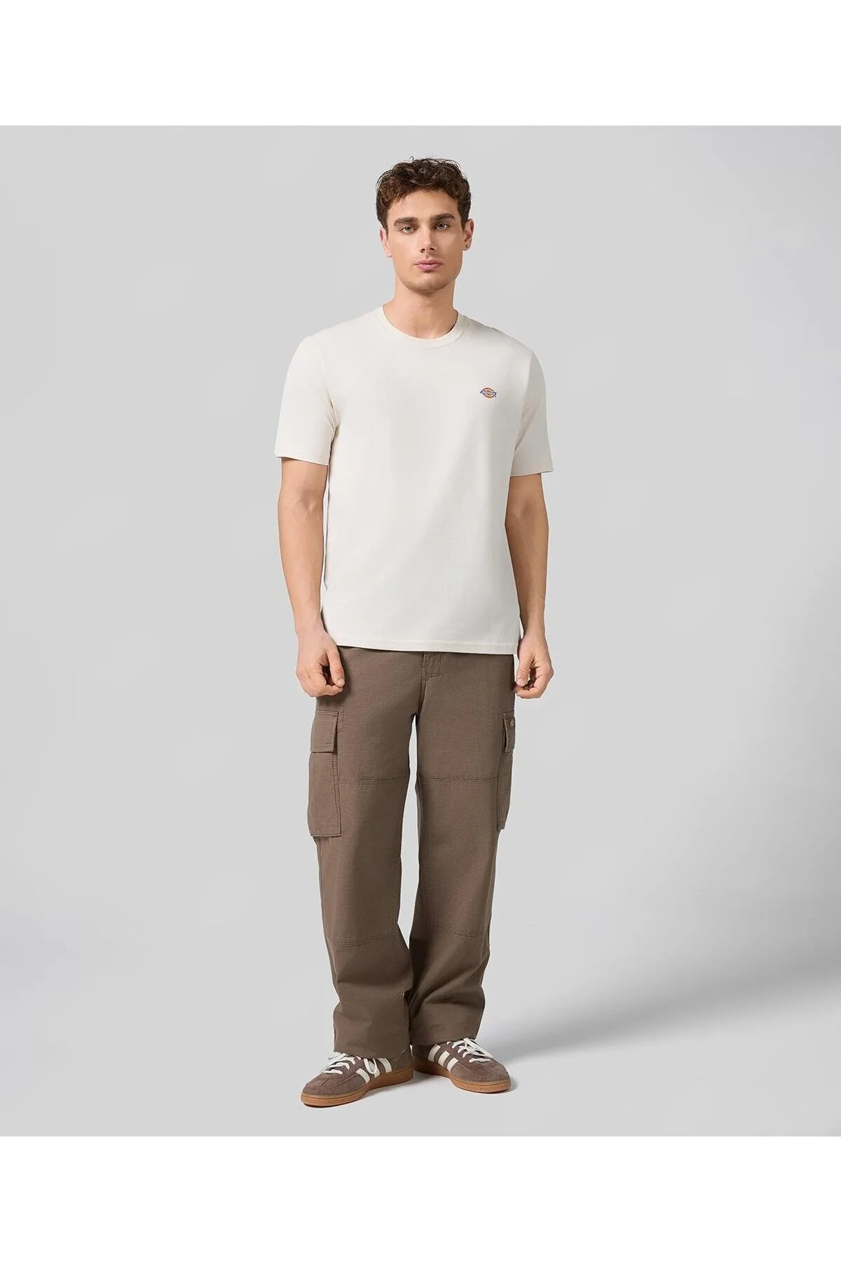 تی شرت خاکستری مردانه آستین کوتاه T اورجینال Dickies