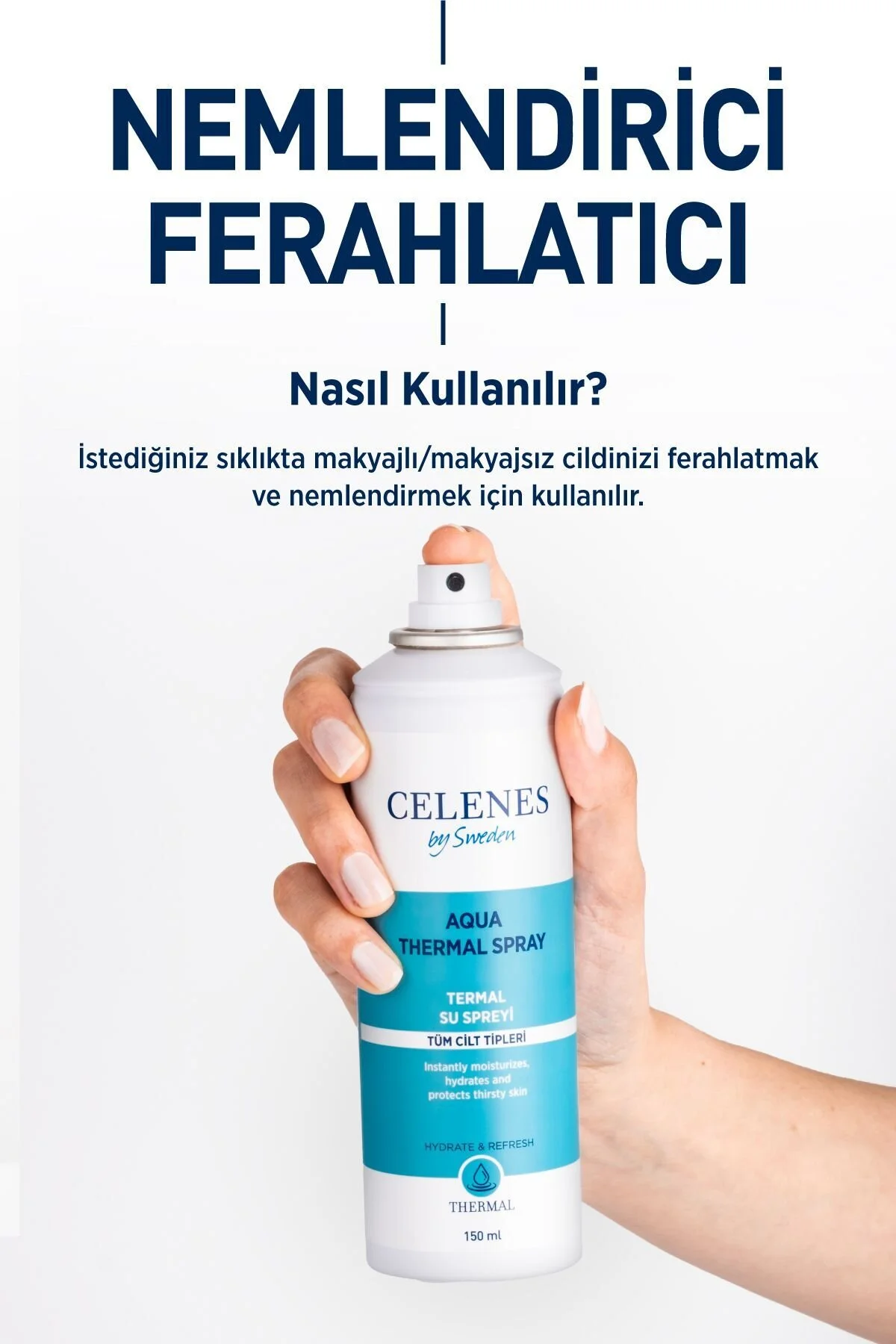 اسپری بدن توسط سوئد تسکین دهنده مرطوب کننده آب حرارتی 150 میل Celenes by Sweden