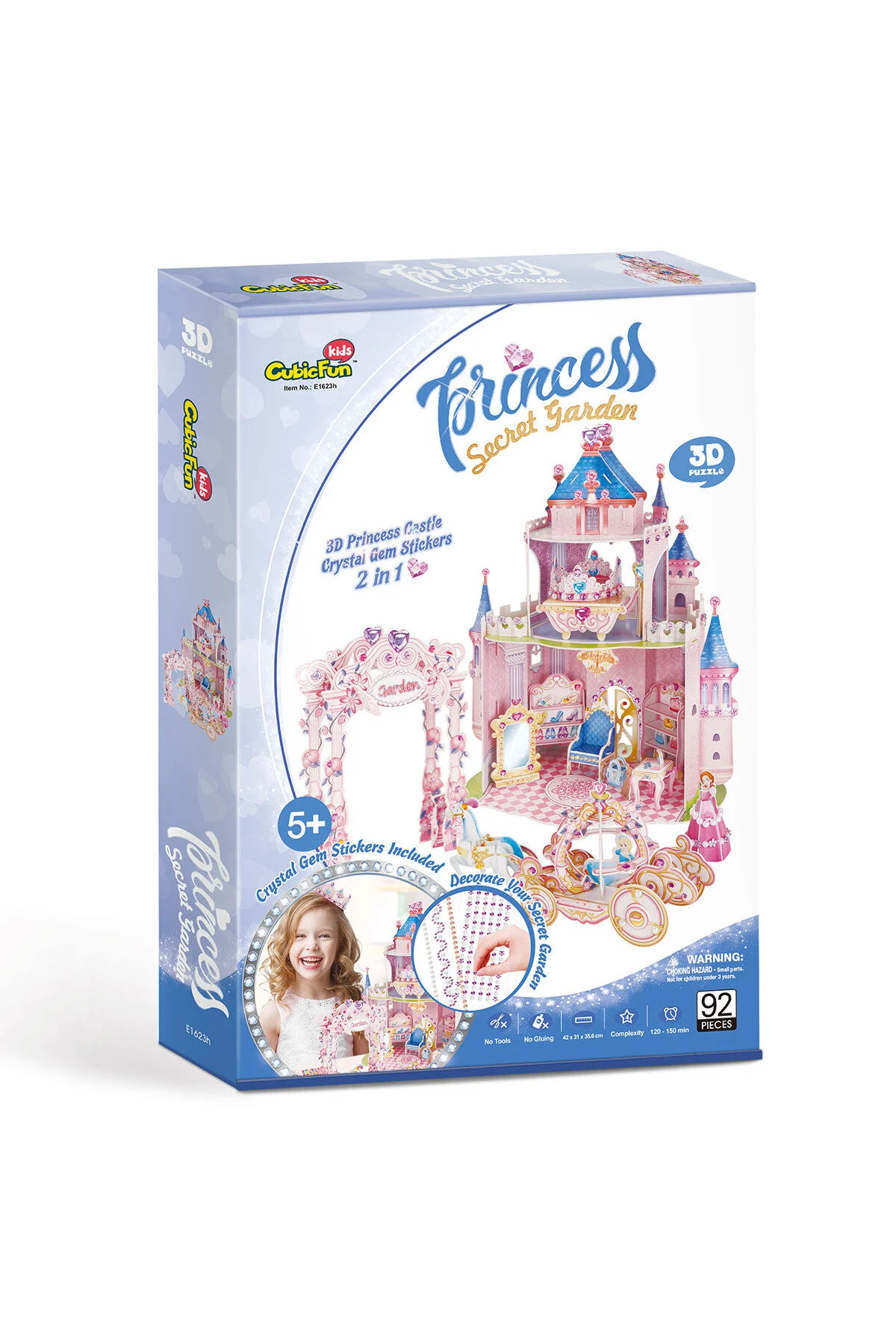 پازل PRINCESS HIDDEN GARDEN CASTLE PUZZLE 3D Cubic Fun