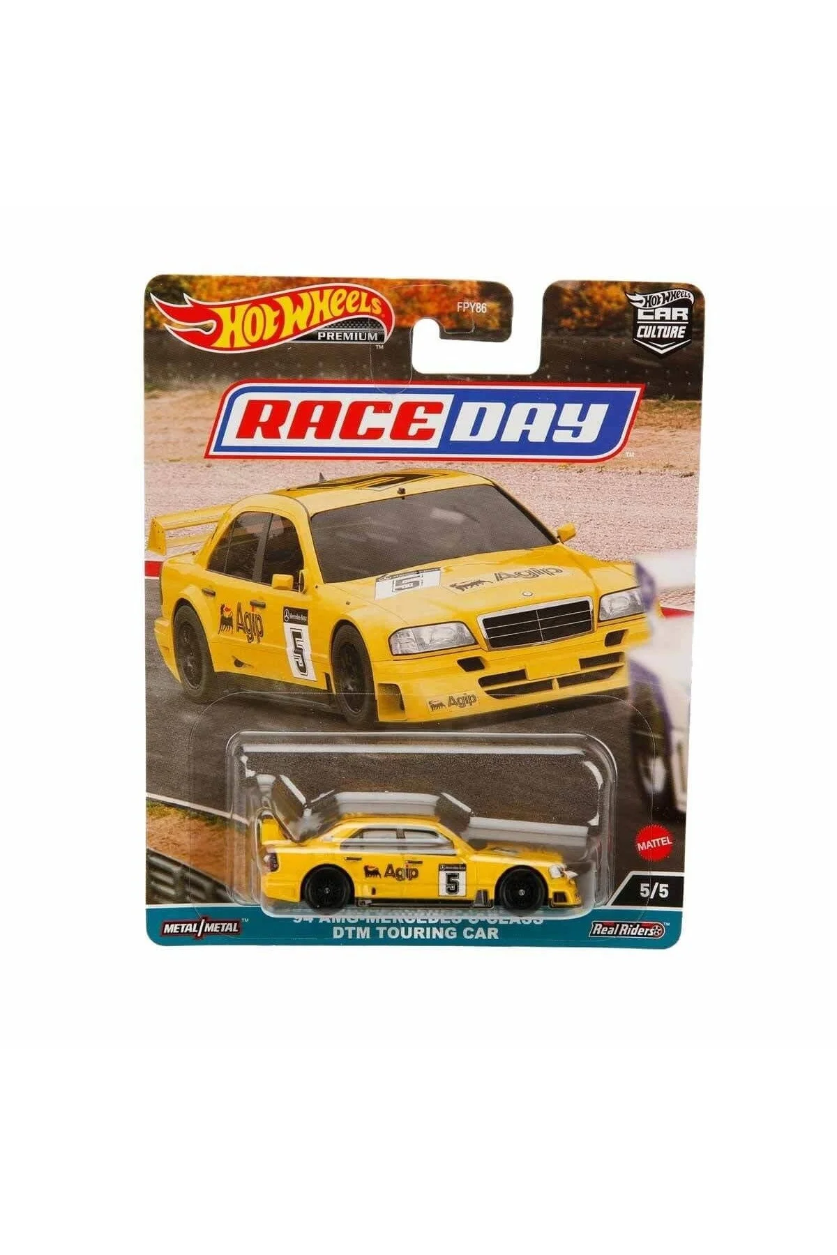 ماشین اسباب بازی فرهنگ خودرو ممتاز مدل خودروهای مسابقه روز 94 AMG MERCEDES C CLASS از ترکیه HOT WHEELS