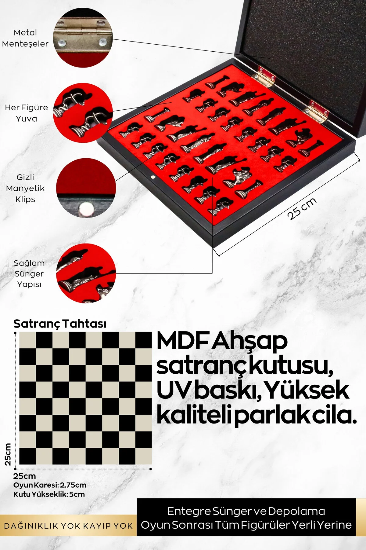 شطرنج مجموعه فلزی برنز هدیه شخصی جعبه | 25 سانتی متر سنگ مرمر الگوی اساطیر رومی اوکو Cooper Chess