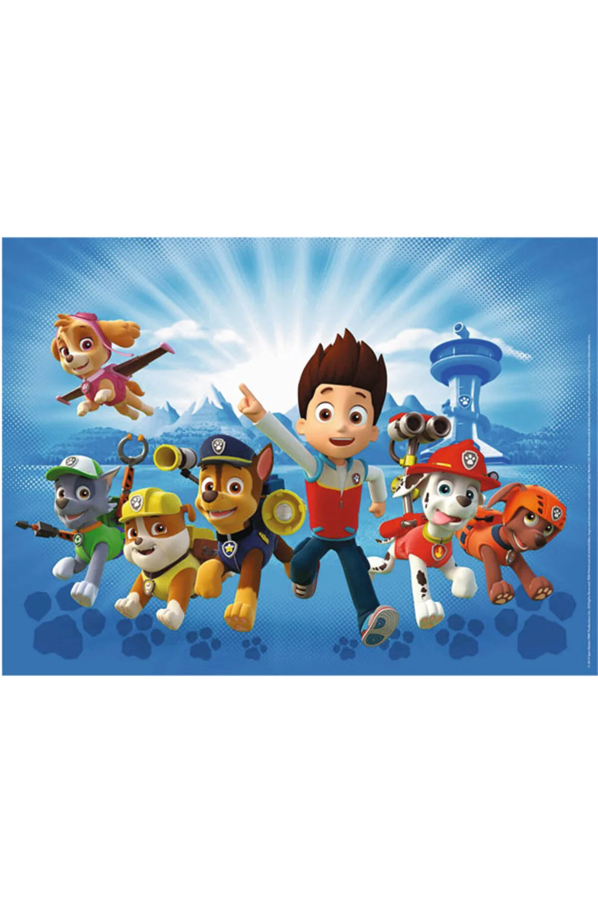 پازل ها و یاپبوزهای کودک 100 تکه پاترول 108992 U250661 RAVENSBURGER