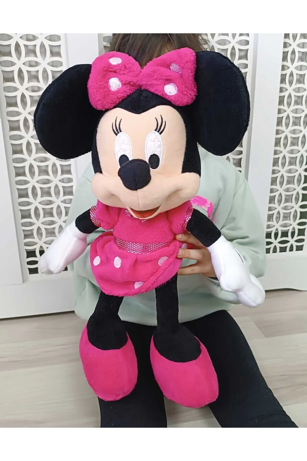 اسباب بازی های پشمی MINNIE MOUSE با کیفیت بالا MICKEY FIGURE PLUSH LARGE SIZE 45 CM MINIE MIKIY LRS STORE