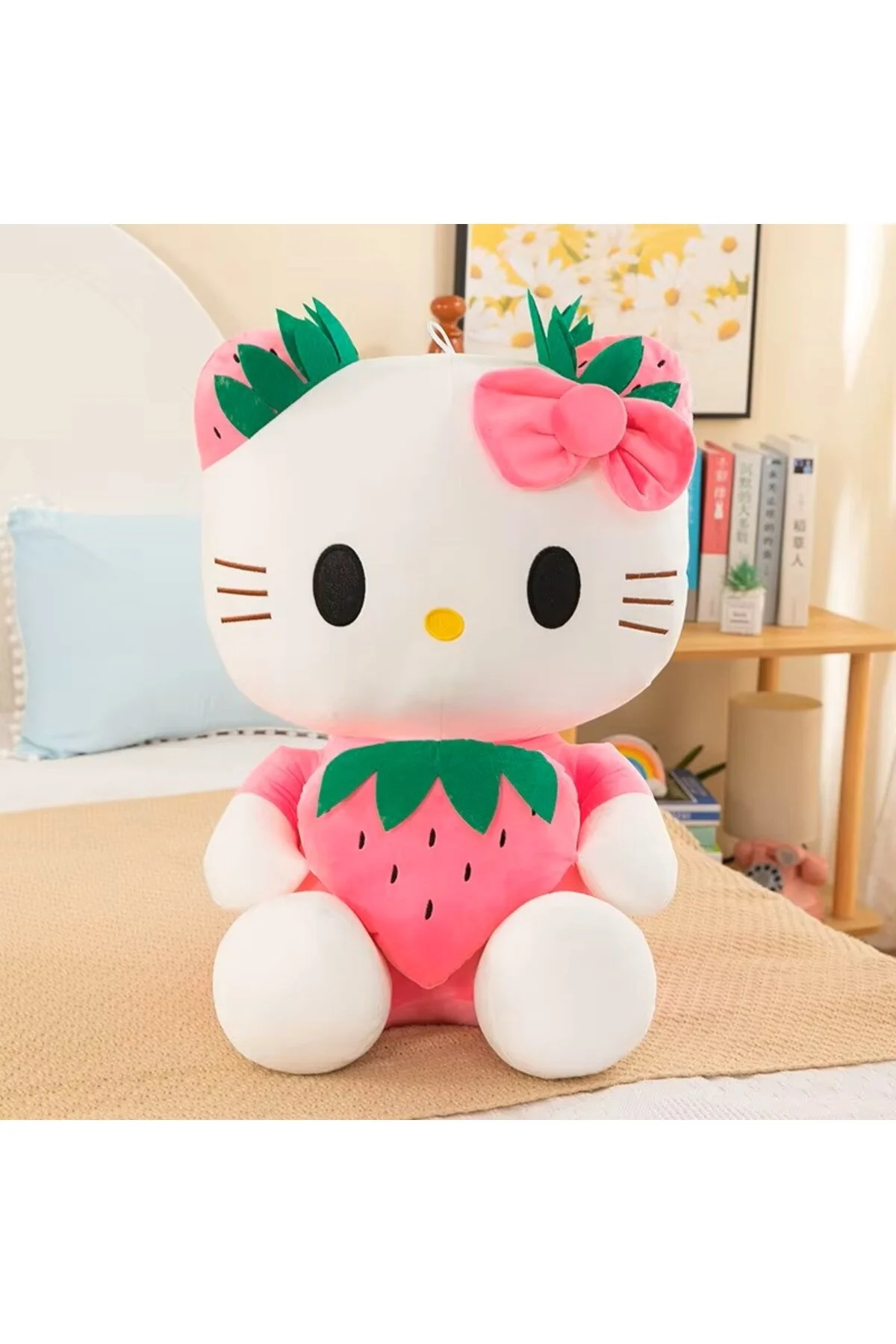 اسباب بازی های پشمی مخمل دار KAWAII HELLO KITTY 30 سانتی متر Zigver