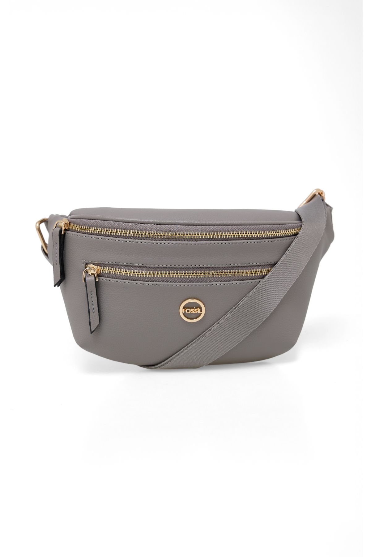 کیف کمری خاکستری زنانه کمر ویزون اورجینال Fossil