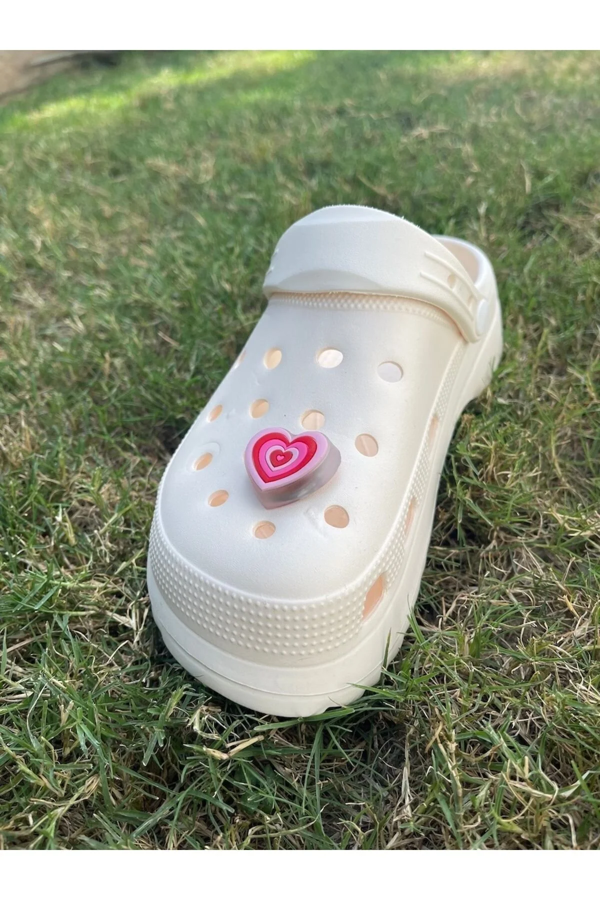 هدیه مفهومی تزئینات قلب 3D LIGHT CROCS دمپایی نور سه بعدی Crocs
