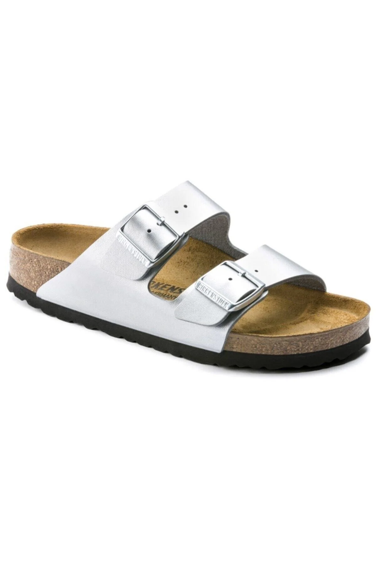 دمپایی زنانه آریزونا نقره ای بیرکنستاک Birkenstock