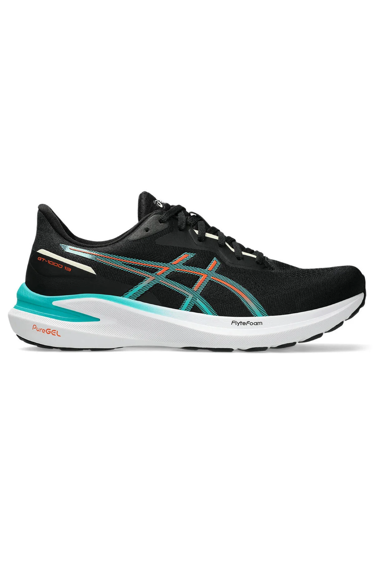 کفش ورزشی و مشکی مردانه GT 1000 13 1011B858 005 آسیکس Asics