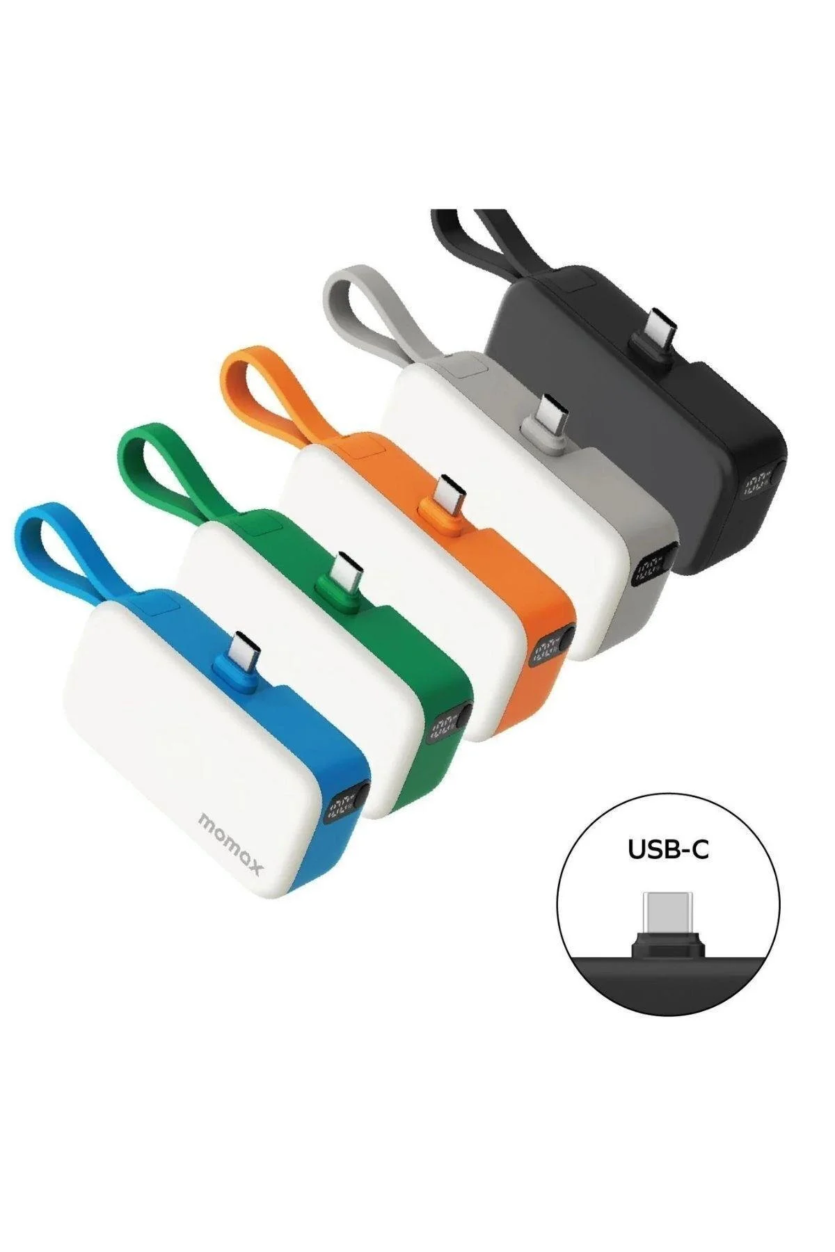 پاوربانک قدرت مینی 5000MAH 3 در 1 USB C Momax