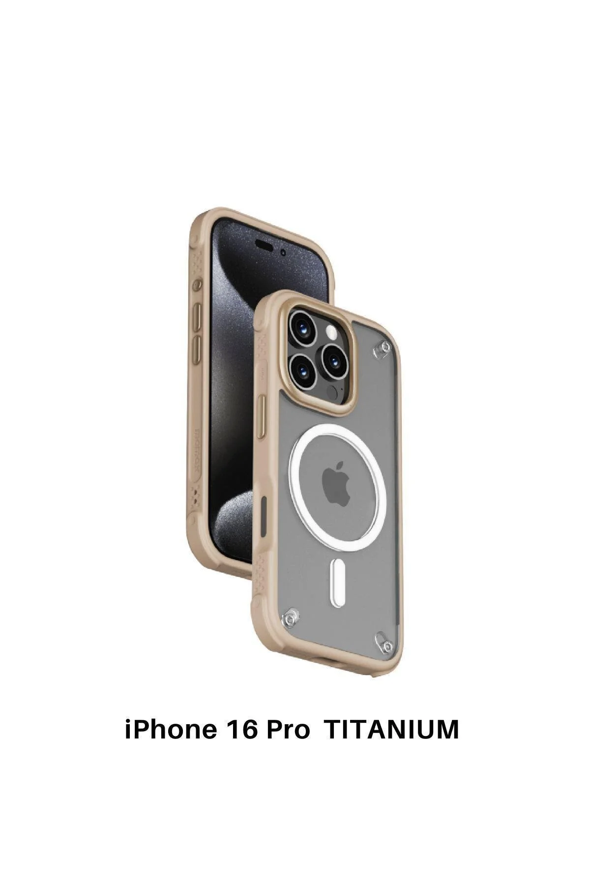 کاور و قاب AIR CASEFORM MAGNETIC CASE IPHONE 16 PRO طلایی Momax