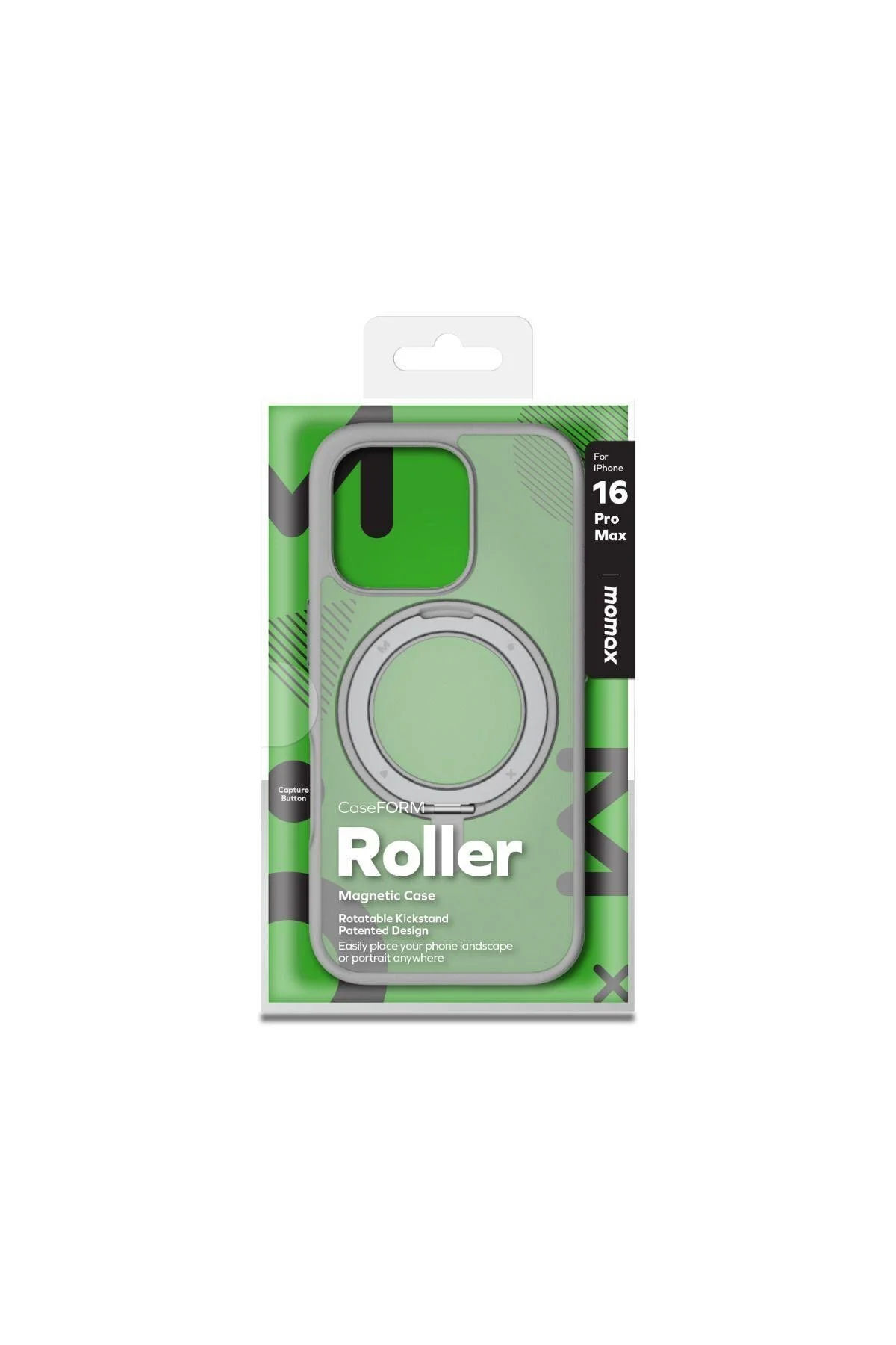 کاور و قاب ROLLER CASEFORM MAGNETIC CASE IPHONE 16 PRO MAX خاکستری روشن Momax