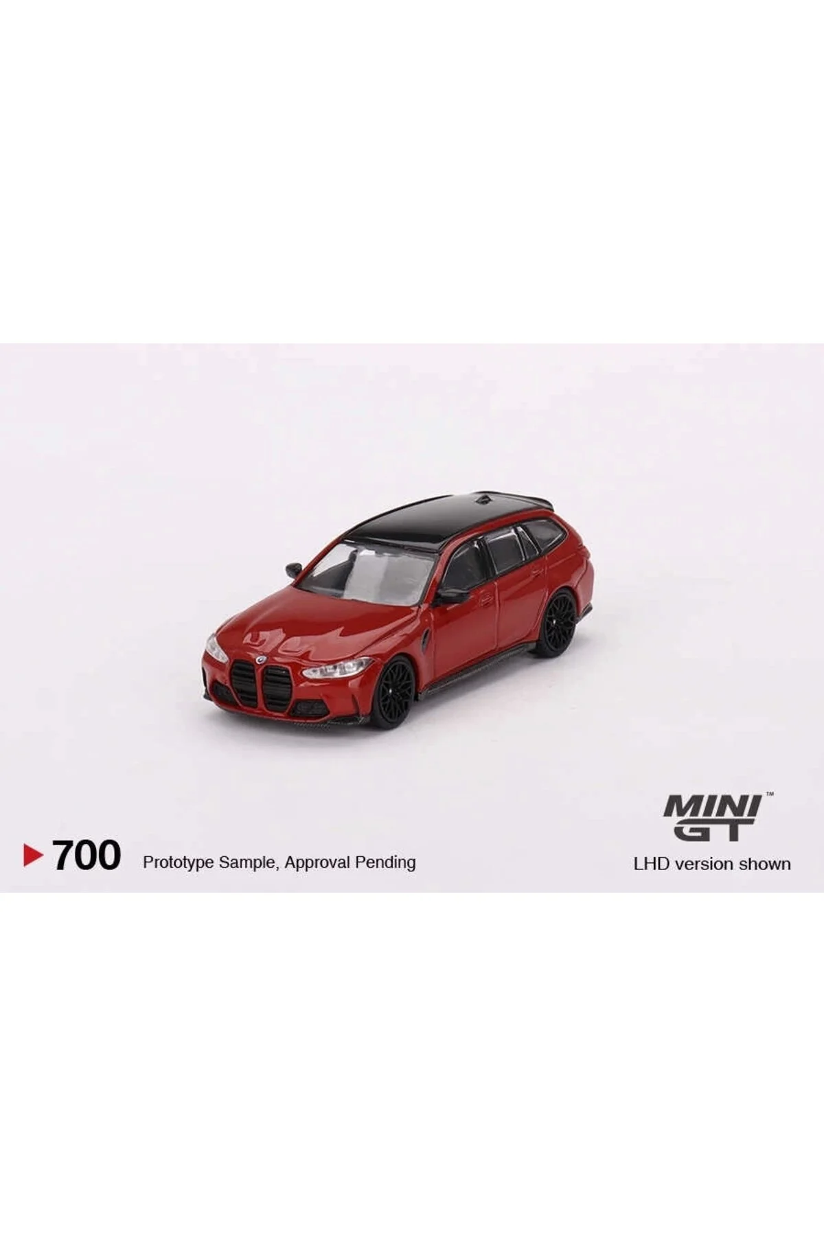 مدل خودرو 1:64 مسابقه BMW M3 تور تورنتو قرمز متالیک اورجینال mini gt