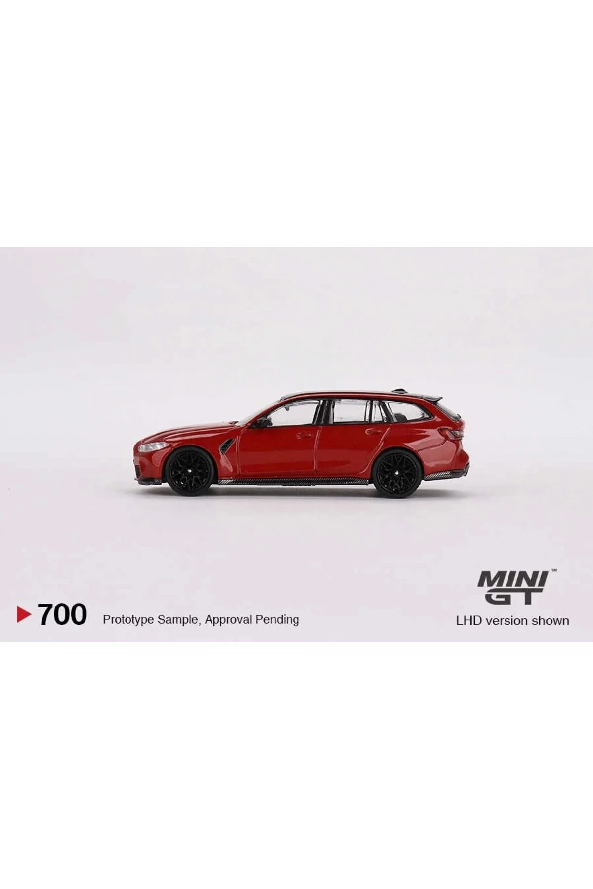 مدل خودرو 1:64 مسابقه BMW M3 تور تورنتو قرمز متالیک اورجینال mini gt