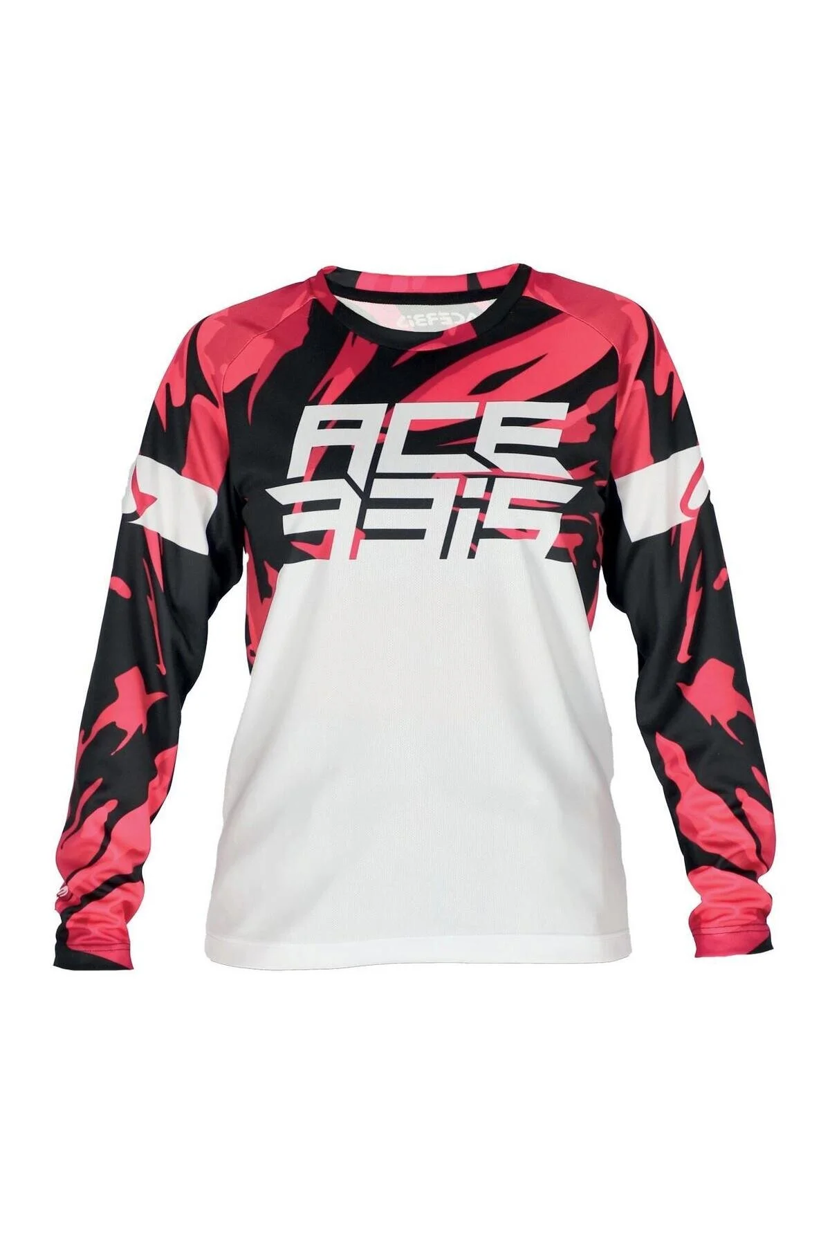 لباس گرمایشی موتورسیکلت دخترانه و پسرانه بچگانه MX J FOUR KIDS JERSEY سفید بنفش Acerbis