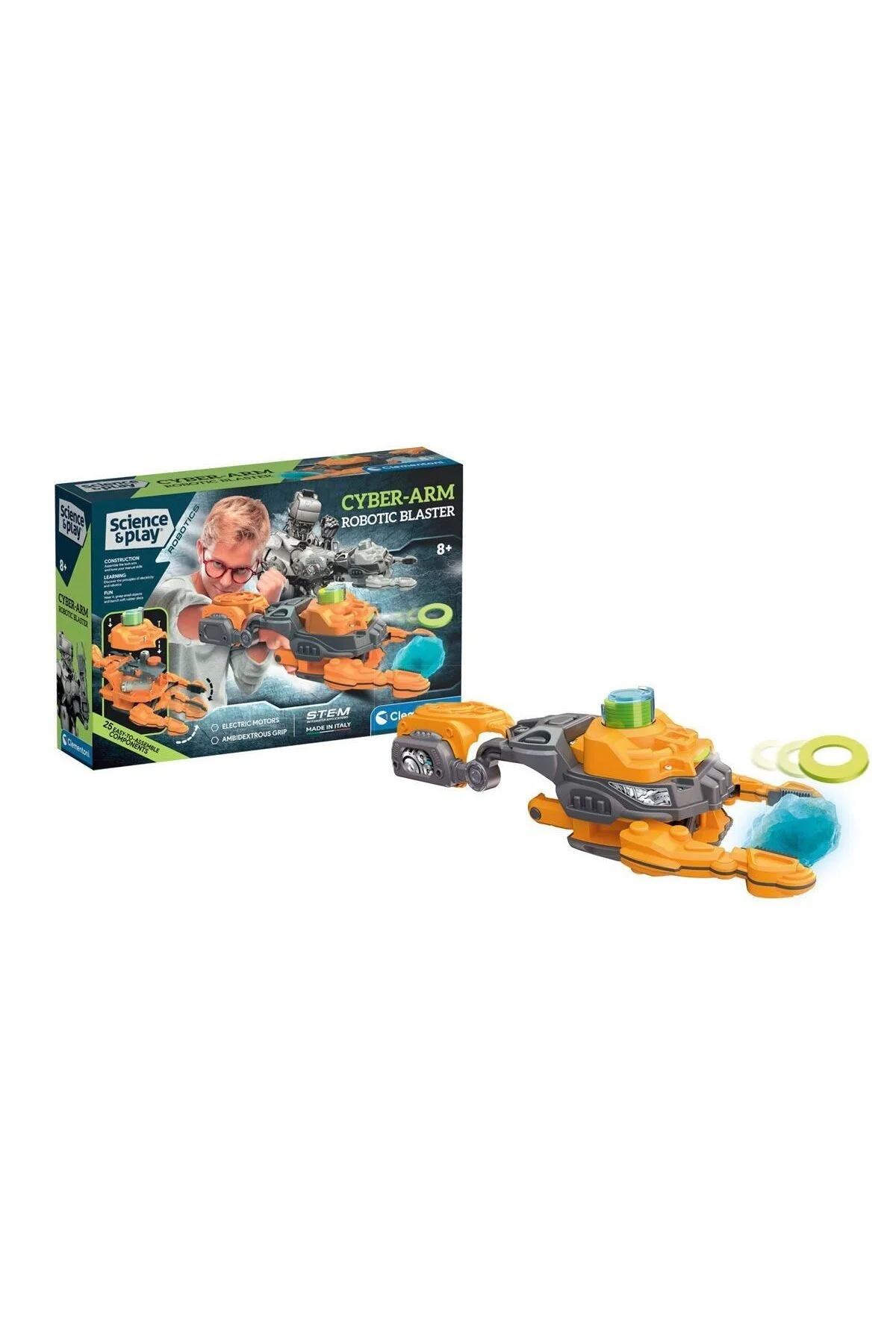 ست علمی اسباب بازی آزمایشگاه رباتیک 75086TR ROBOTIC ARM 6 Clementoni