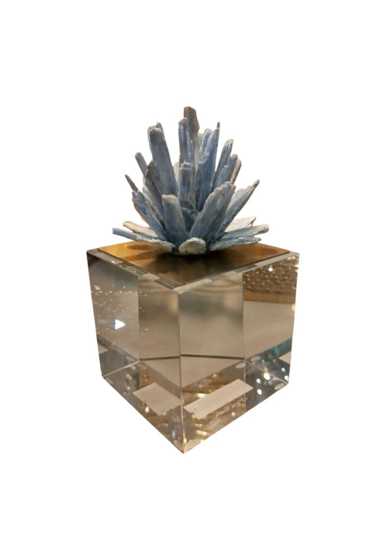 ست لوازم جانبی دکوراسیون درخت نقره ای پایه شیشه 8X8X18 سانتی متر Mikasa Moor