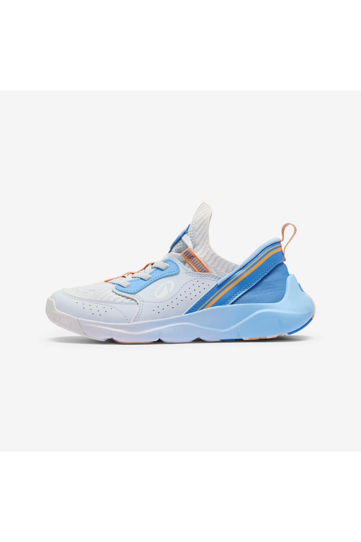 کفش پیاده روی های ورزشی کودکان آبی سفید بازی آسان Decathlon