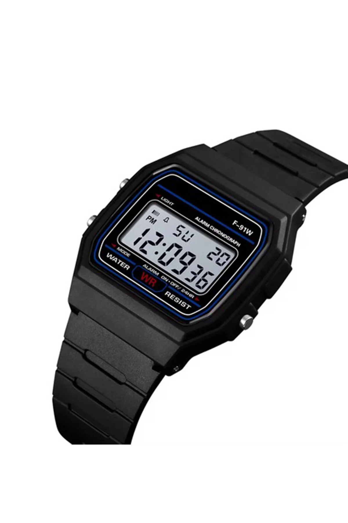 ساعت مچی دیجیتال بند مشکی سیلیکونی Newera Watch