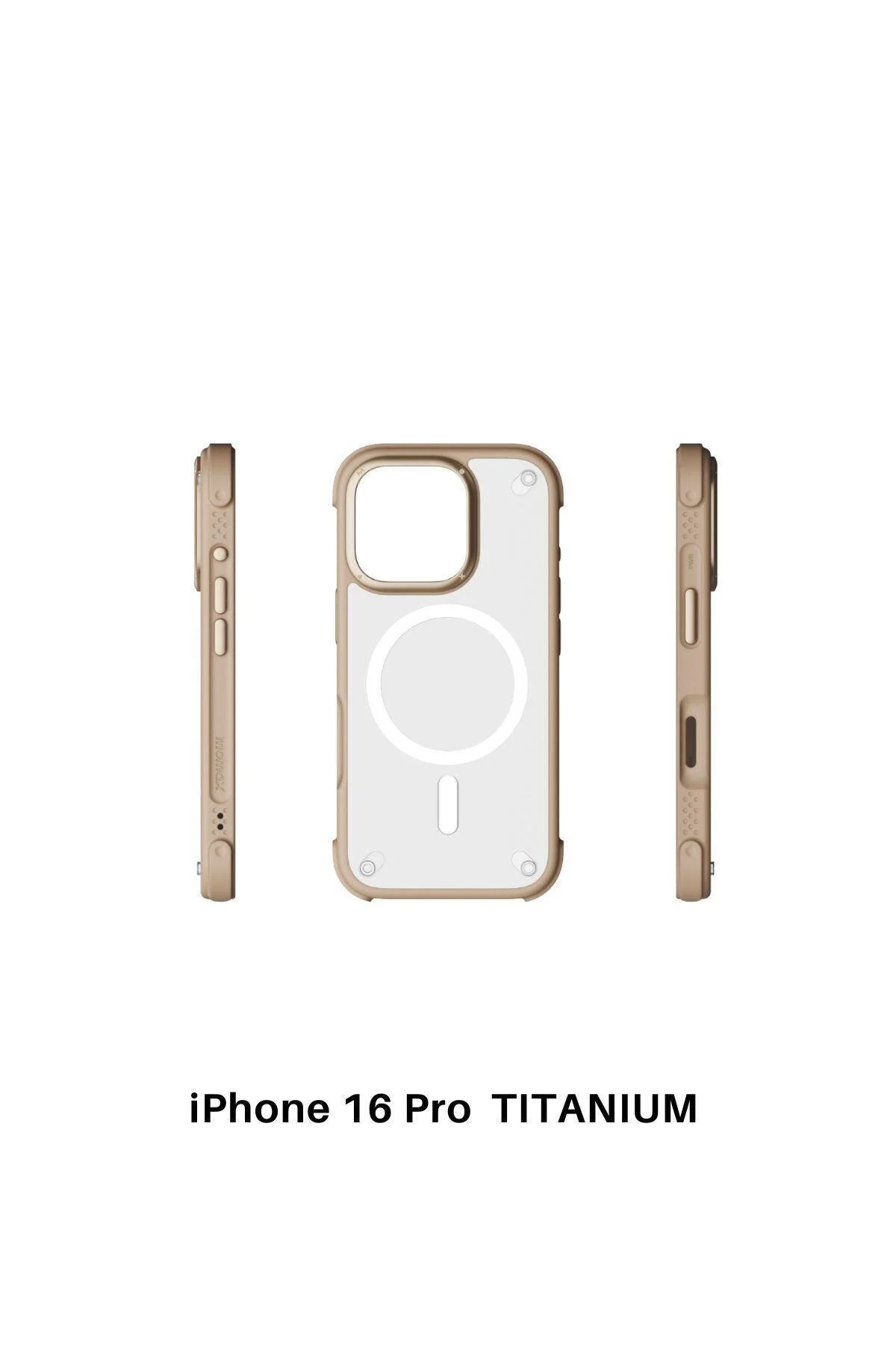 کاور و قاب AIR CASEFORM MAGNETIC CASE IPHONE 16 PRO طلایی Momax