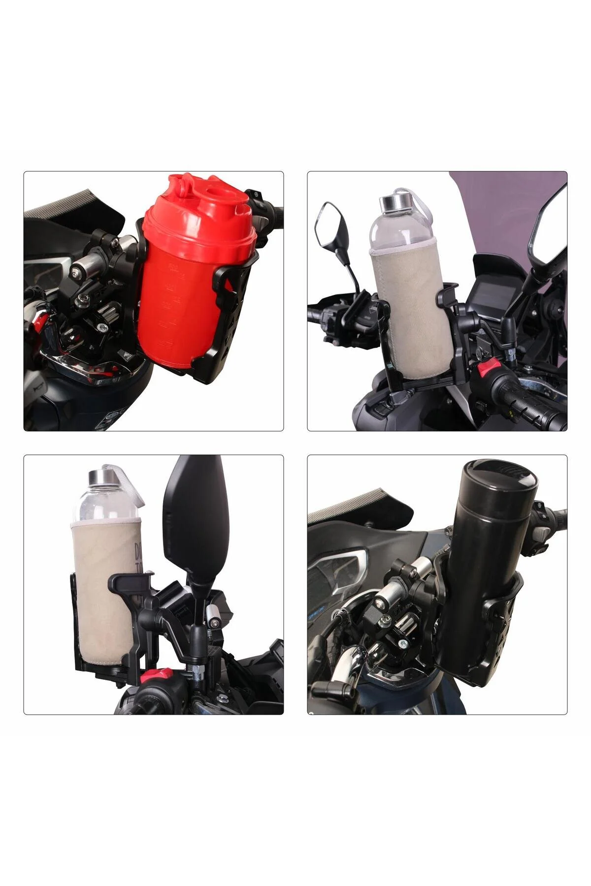 نگهدارنده تجهیزات موتورسیکلت GP COMPOSITE BIKE THERMOS SULK HOLDER BLACK GP KOMPOZİT