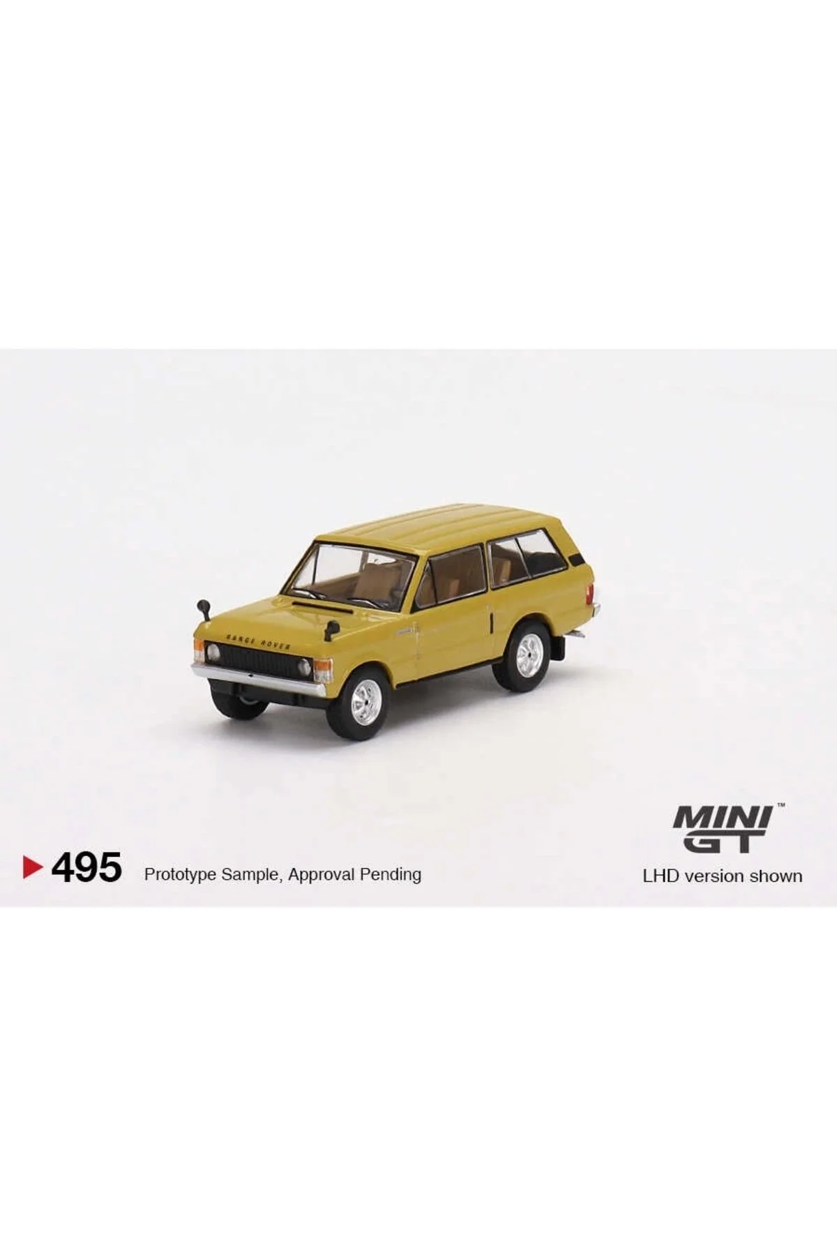 مدل خودرو کلکسیونی 1 64 SCALE MGT00495 RANGE ROVER 1971 BAHAMA GOLD اورجینال mini gt