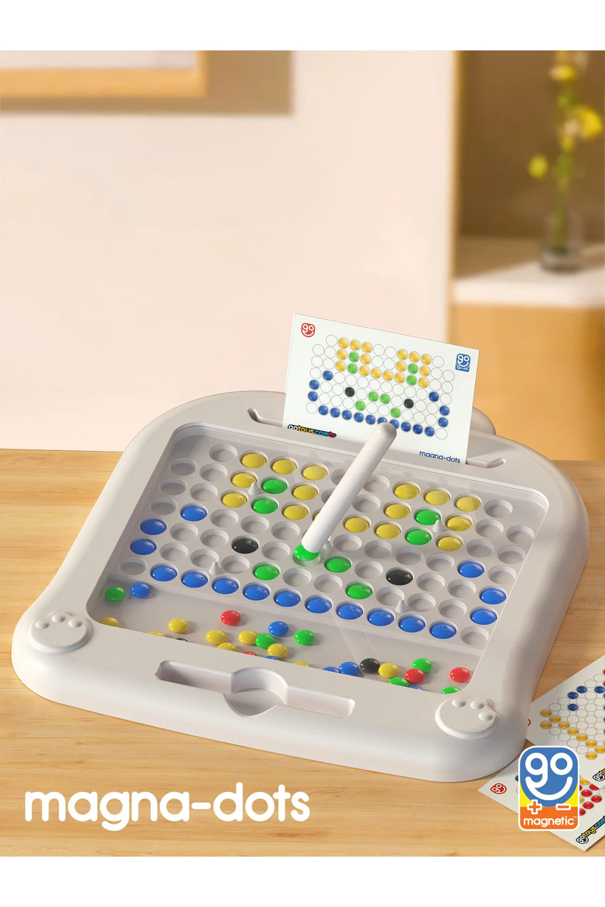 اسباب بازی آموزشی MAGNA DOTS تبلت کدگذاری مغناطیسی اورجینال Go Toys