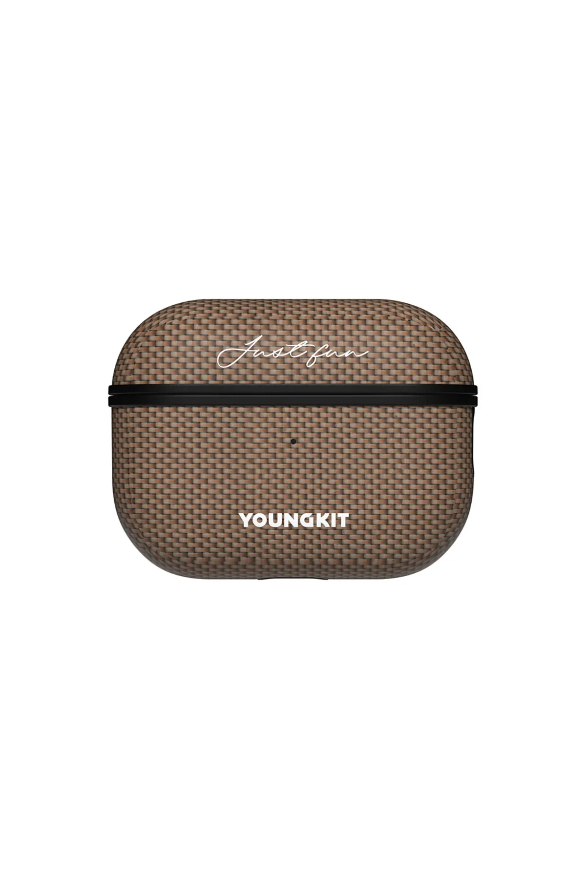 کاور هدفون AIRPODS PRO CASE MAGSAFE سازگار با آرامید فیبر YOUNGKIT KEVLAR EXTREME WING SERIES GOLD یانگ کیت Youngkit