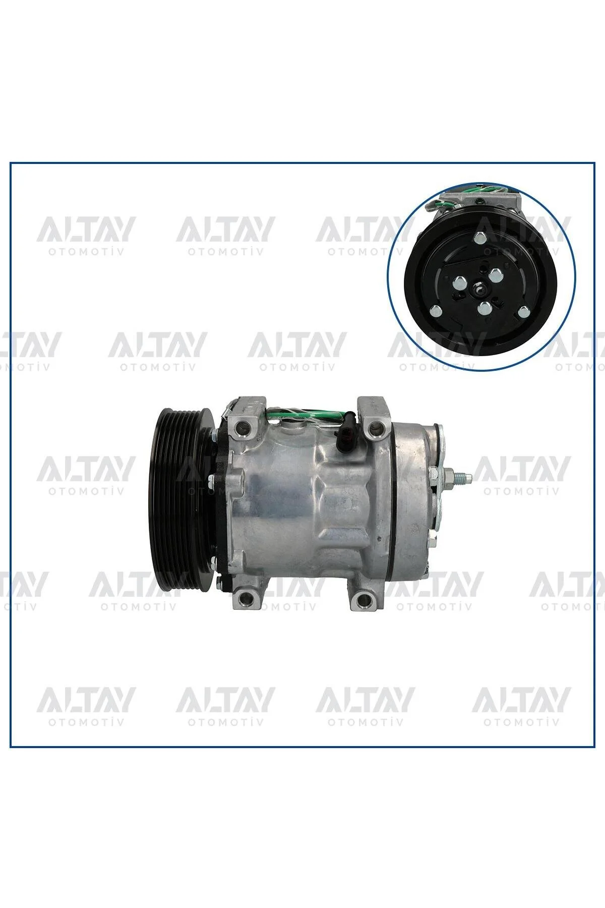 کمپرسور خودرو تهویه مطبوع EGEA 500L 1.3JTD 1.6 BENZINE 6PK PULLEY 110MM BSH 1986AD1061 Bosch