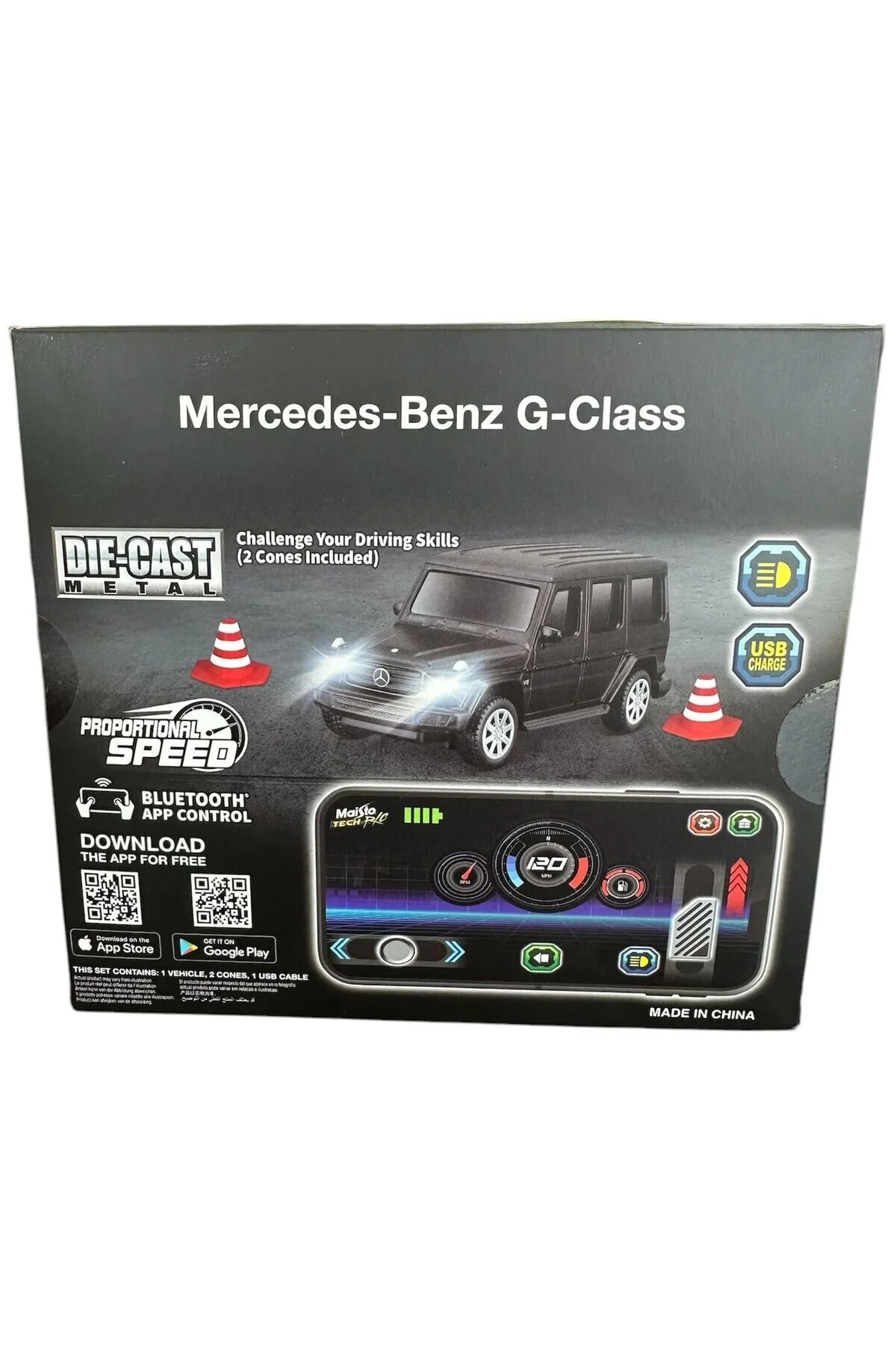 خودروی کنترل از راه دور مرسدس G CLASS 1:41 DIECAST BLUETOOTH RC Maisto