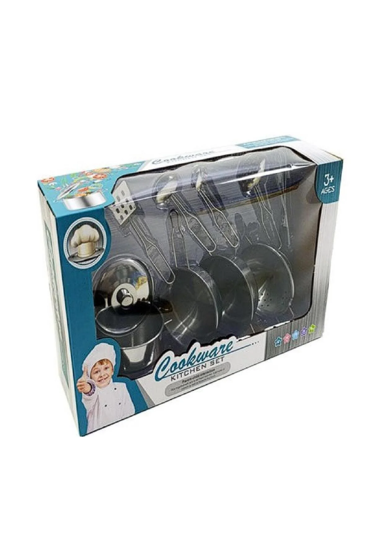 اسباب بازی های فیگور دیگر ست آشپزخانه فلزی CANEM 1002 9 تیکه toysclub
