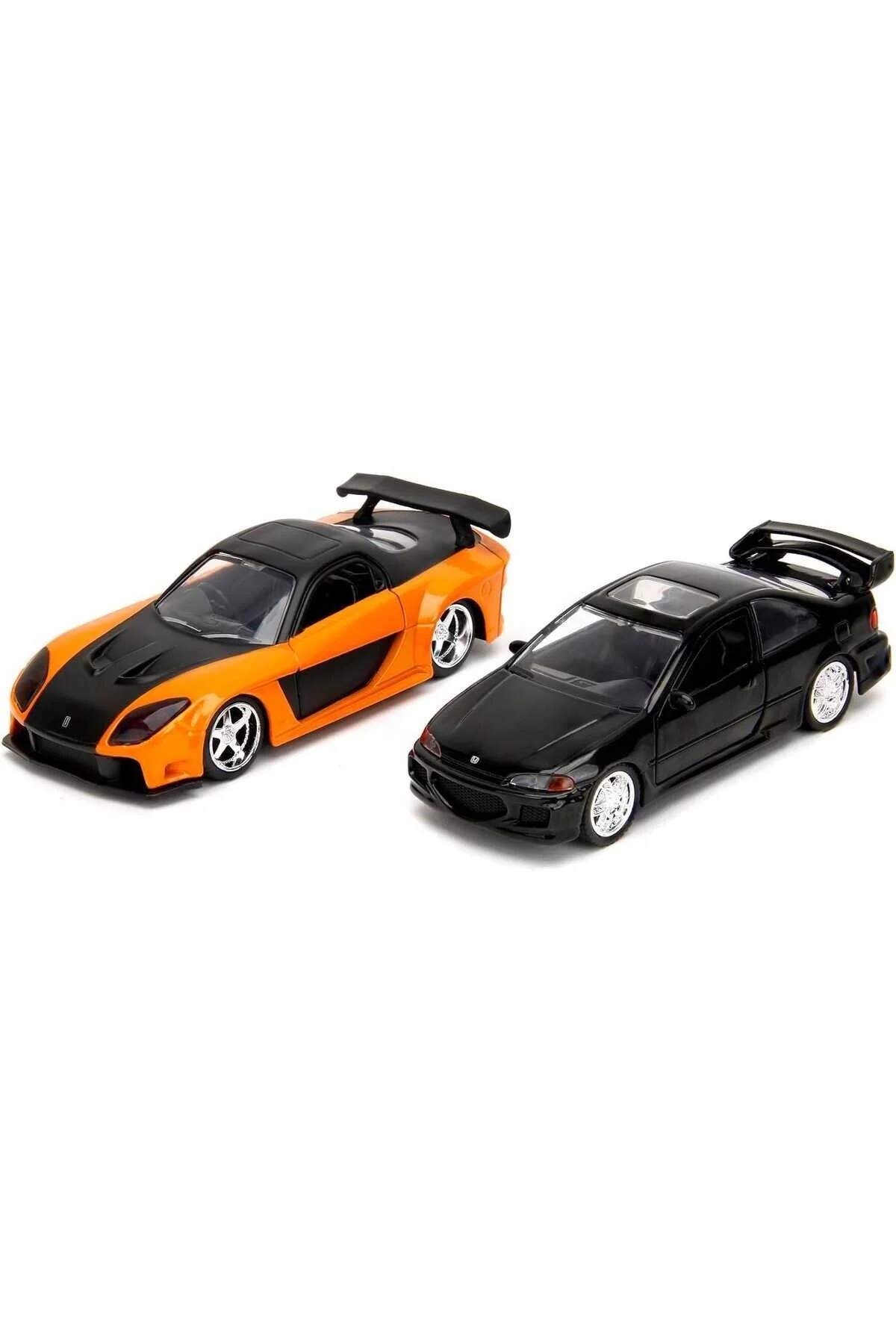 ماشین اسباب بازی 1 32 سری میراث F&F HEIST HONDA CIVIC EJ1 HAN MAZDA RX 7 Jada