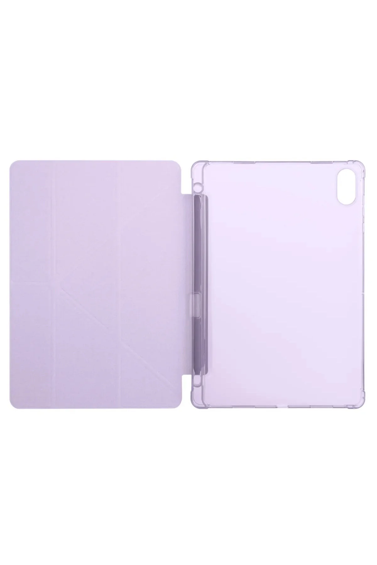 کاور تبلت IPAD 11 A16 2025 نسل دهم 10.9 محفظه قلم تاشو قاب پایه سه‌گانه با حالت خواب فیبکس Fibaks