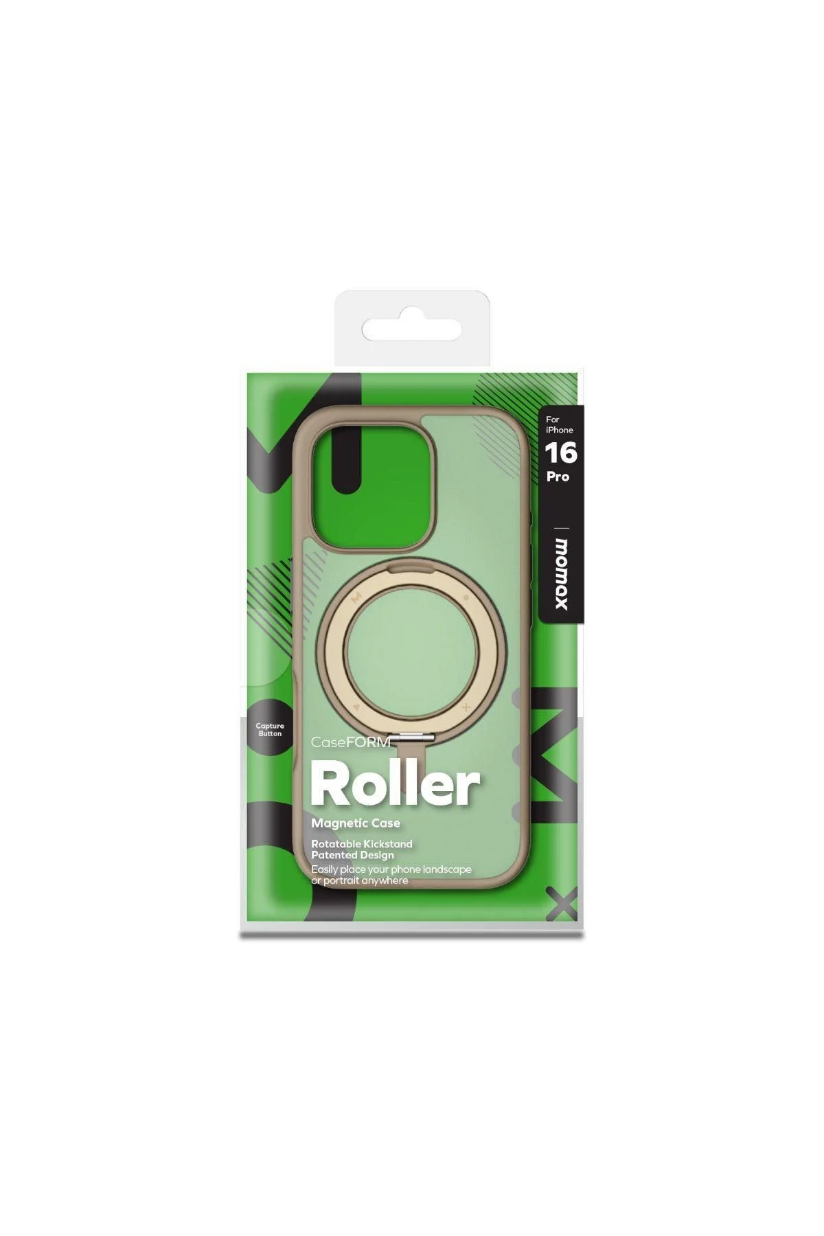 کاور و قاب ROLLER CASEFORM MAGNETIC CASE IPHONE 16 PRO طلا Momax