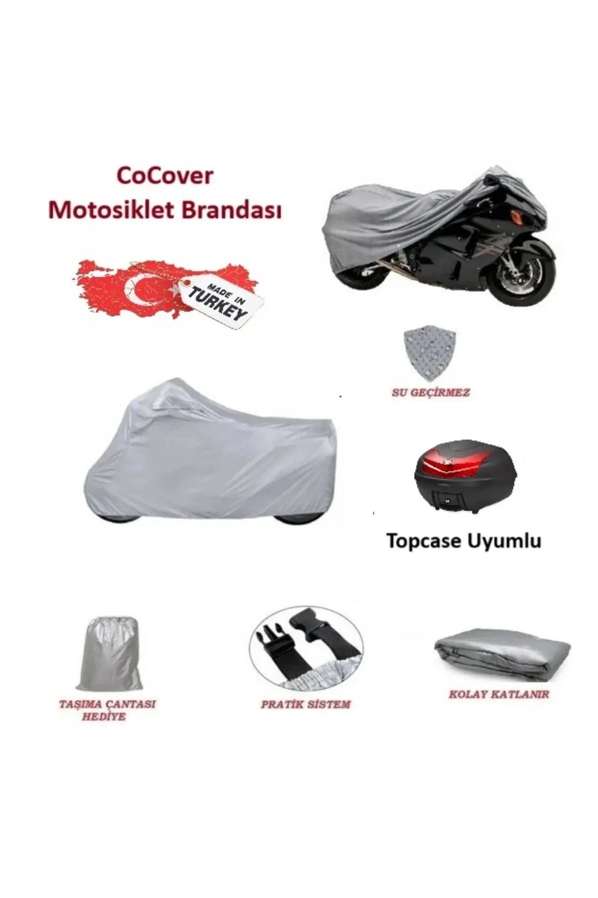 چادر موتورسیکلت مشکی COCOVER HONDA ACTIVA 110 موتور سیکلت TARKET A071 MODA