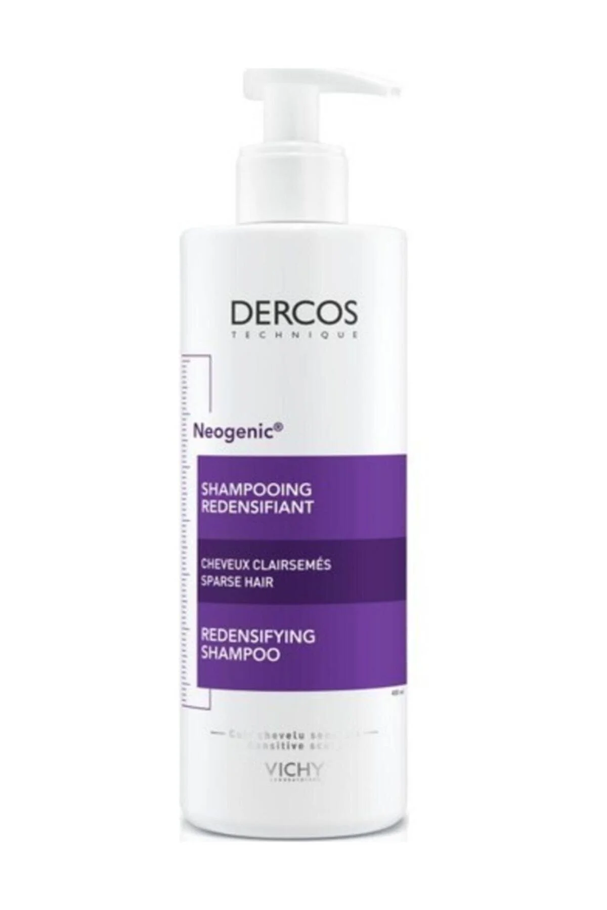 شامپو DERCOS NEOGENIC SHAMPO 400 میل که شدت و حجم فوری را فراهم می کند ویشی Vichy