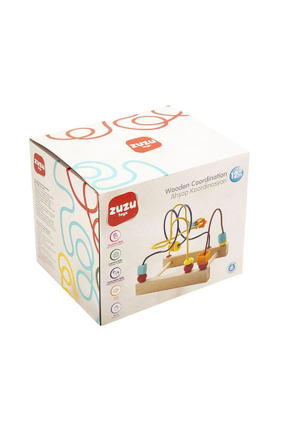 اسباب بازی های فیگور دیگر ZUZU 4141 WOODEN COORDINATION اورجینال toysclub