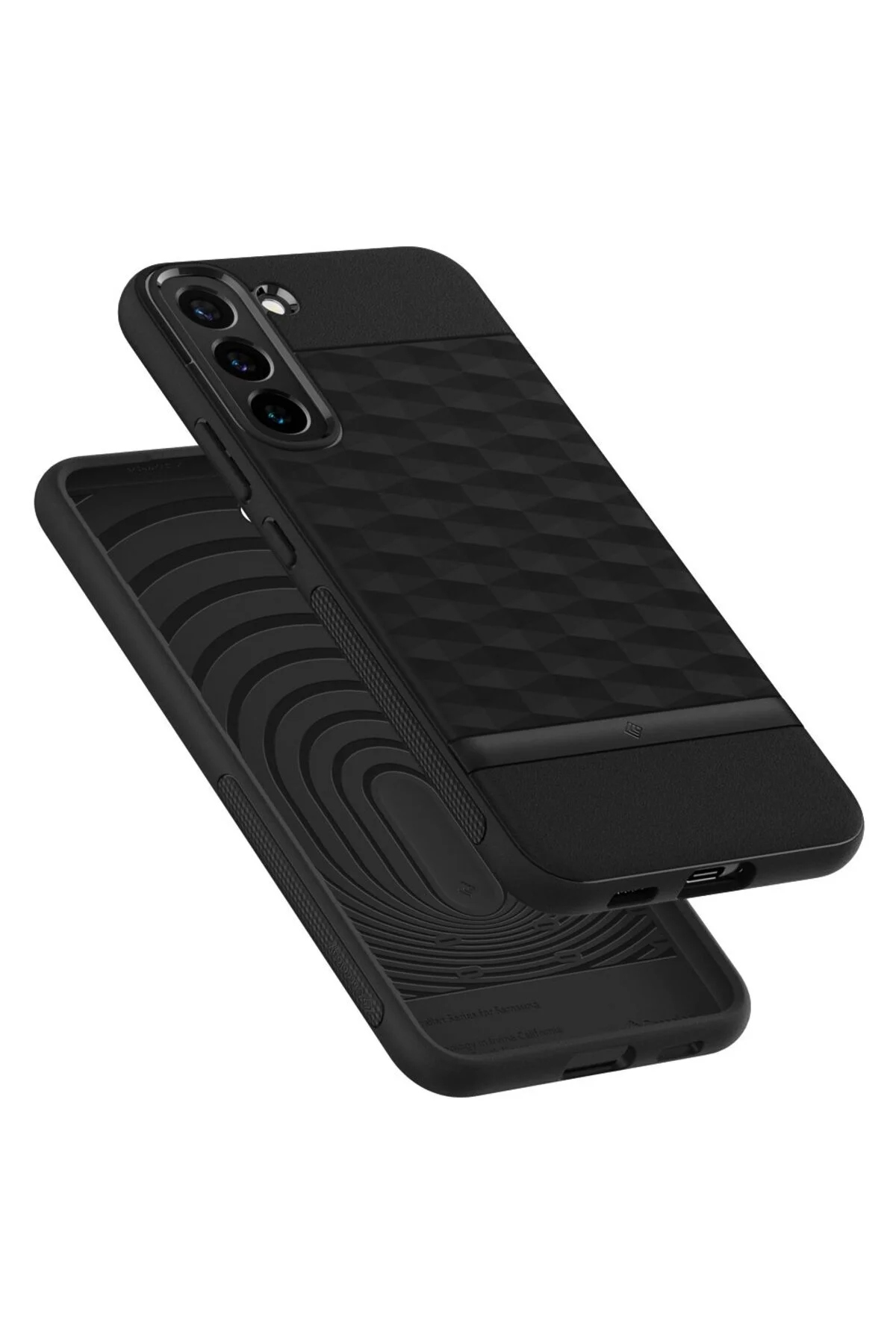 کاور و قاب CASEOLOGY GALAXY S22 PLUS CASE PARALLAX MATTE BLACK ACS03973 اسپیگن Spigen