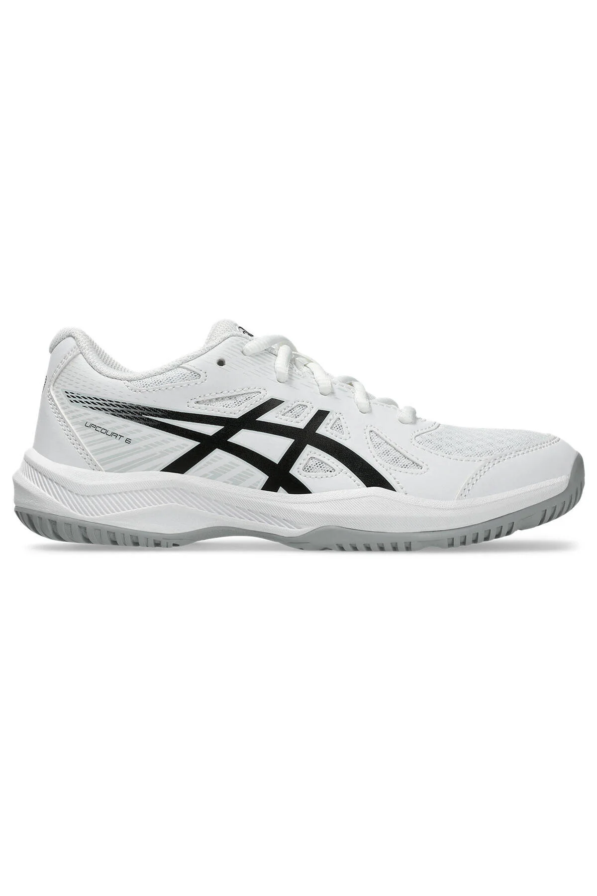 کفش والیبال دخترانه و پسرانه بچگانه UPCOURT 6 GS های سفید کودکان UNISEX بزرگ 101 Asics
