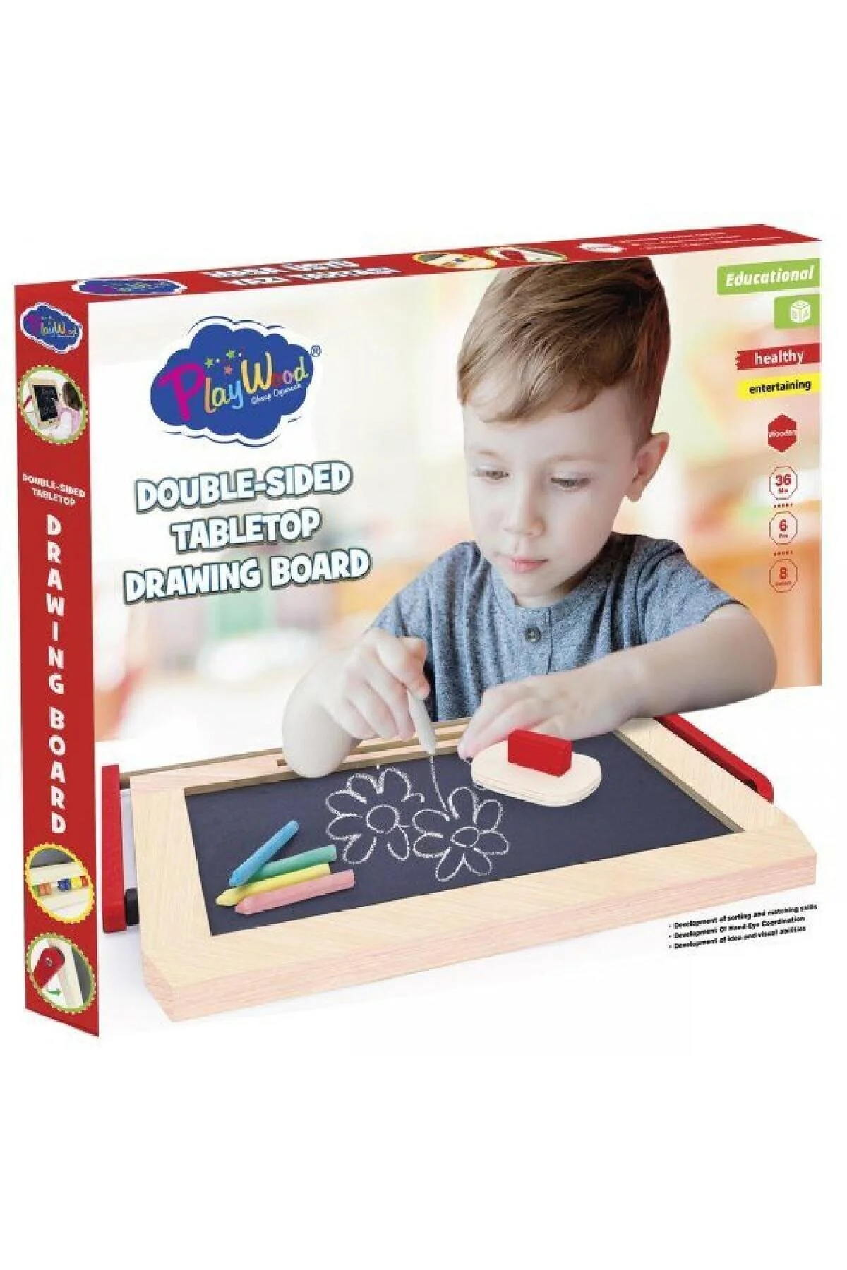 اسباب بازی های فیگور دیگر تخته تحریر رومیزی چوبی ONYIL 385 در جعبه toysclub