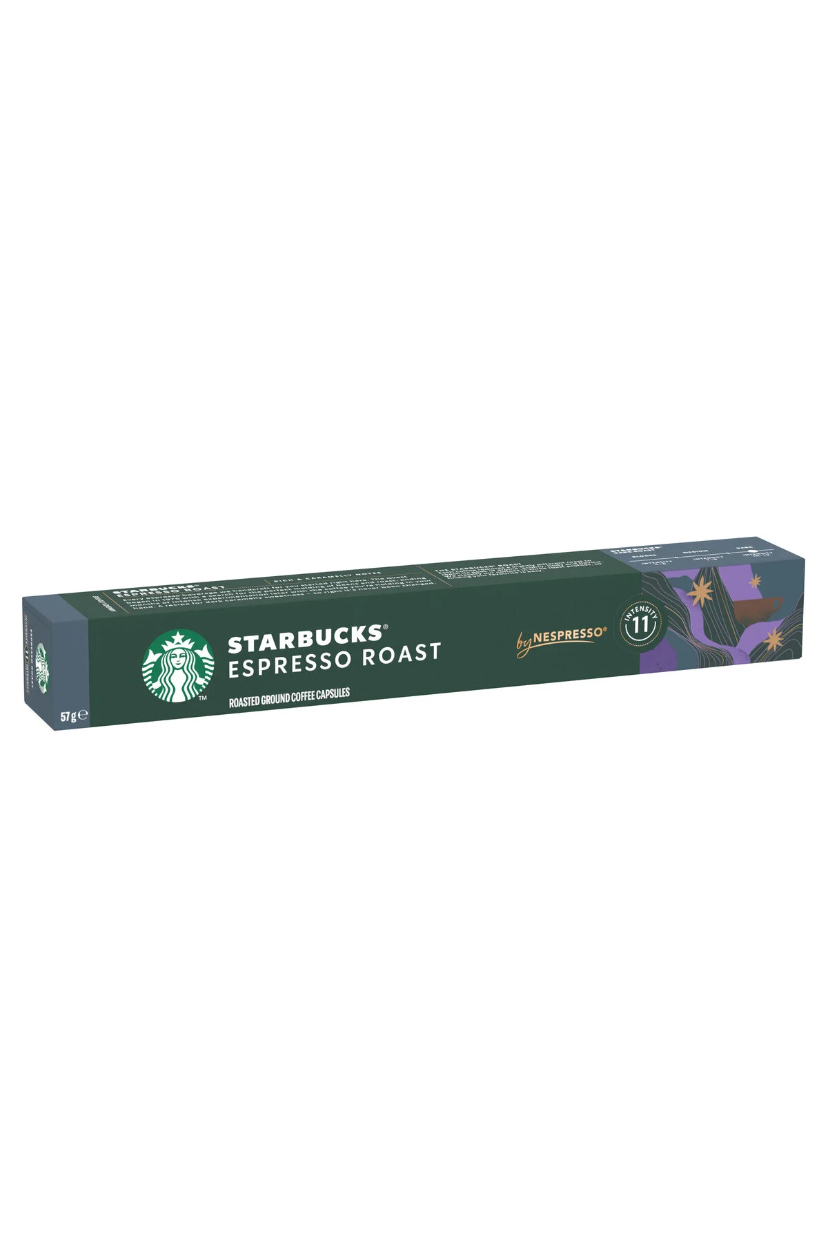 کپسول قهوه سازگار با نسپرسو توسط NESPRESSO DARK ESPRESSO ROAST CAPSULE COFFEE 10 X عدد استارباکس Starbucks