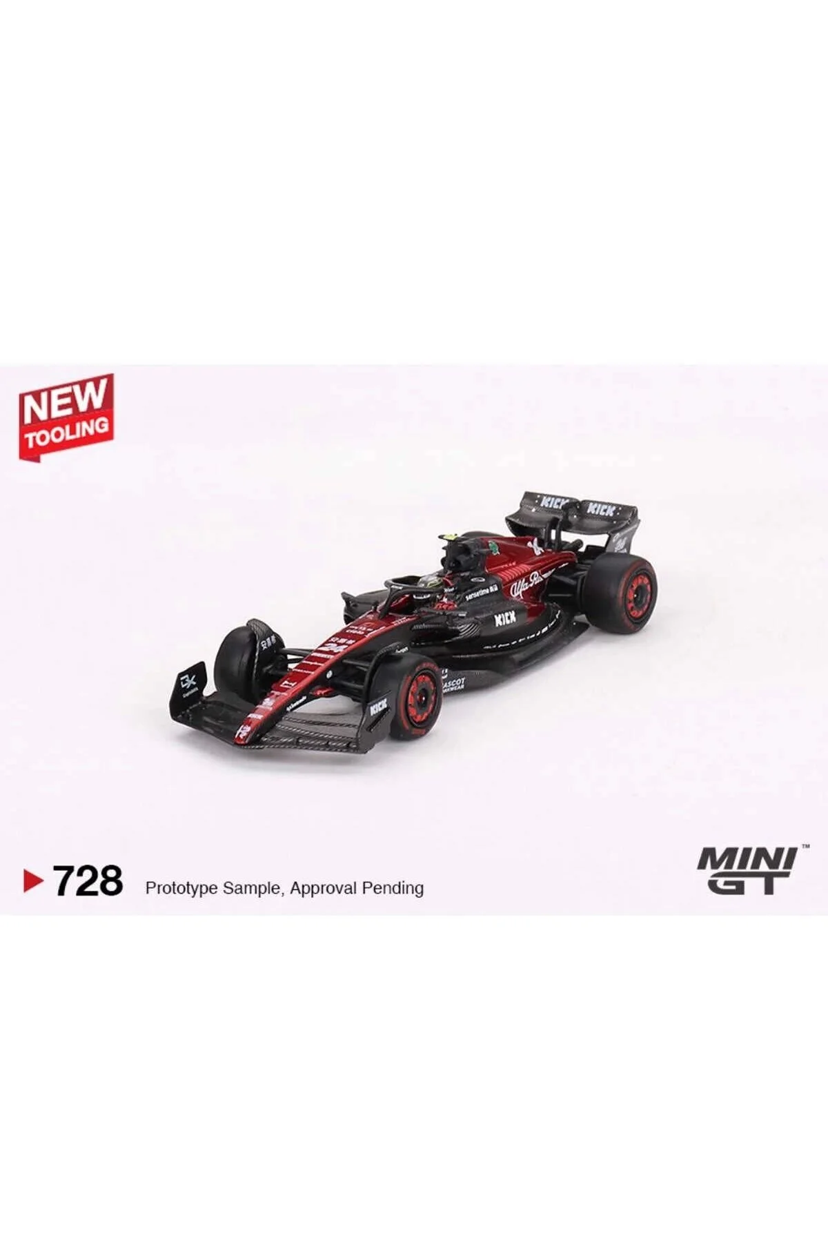 ماشین اسباب بازی 1 64 ALFA ROMEO C43 ZHOU GUANYU 2023 F1 استرالیا GP MGT00728 mini gt
