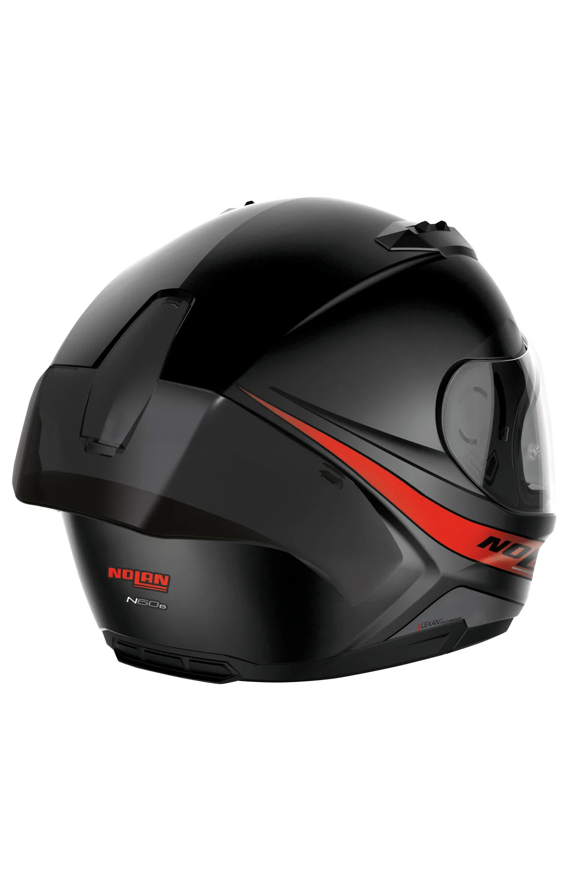 کلاه کاسکت موتورسیکلت مشکی N60 6 SPORT SETEST 021 ایمنی کامل Nolan Genel Markalar