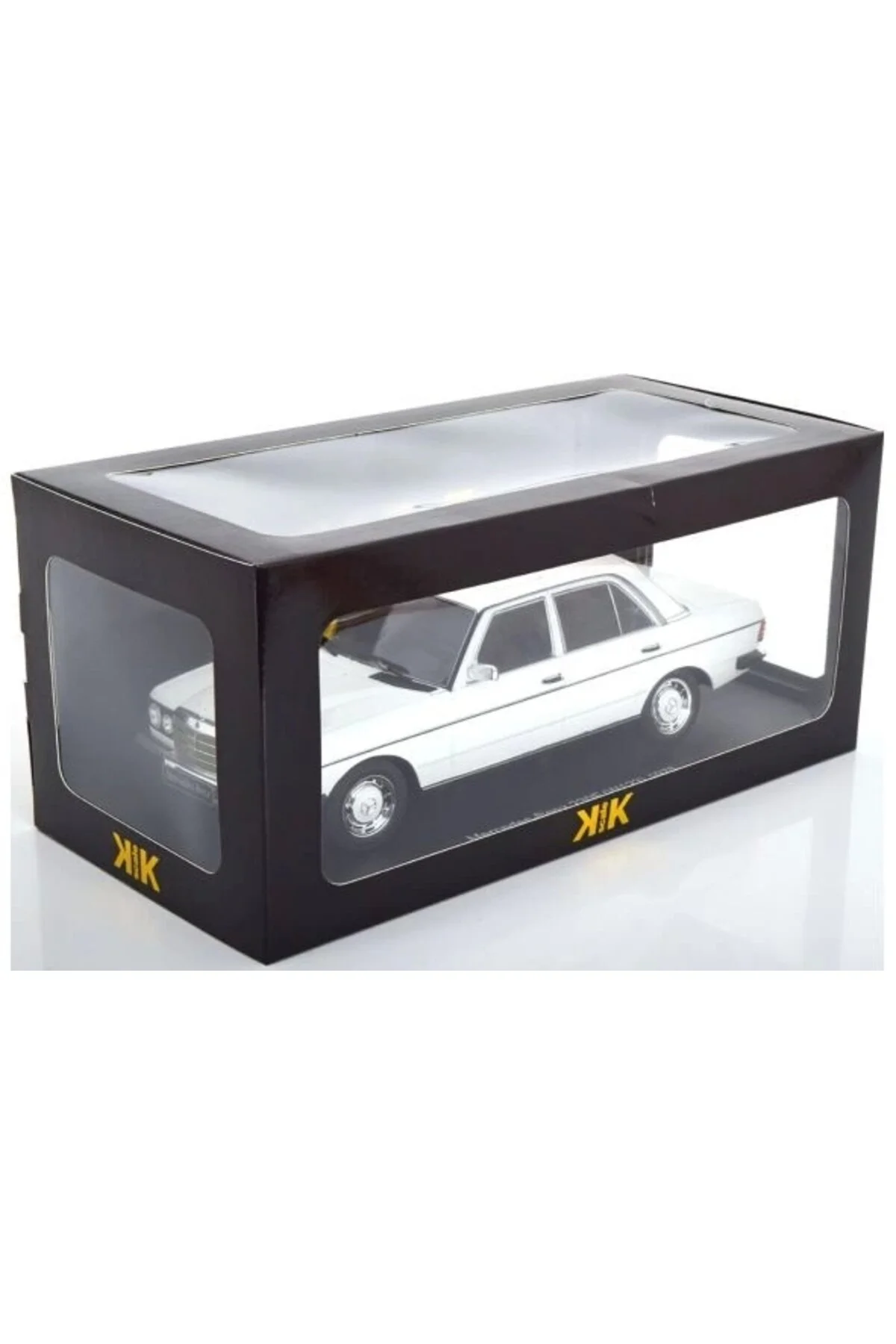 مدل خودرو مرسدس بنز 230E W123 1975 سفید KK Scale