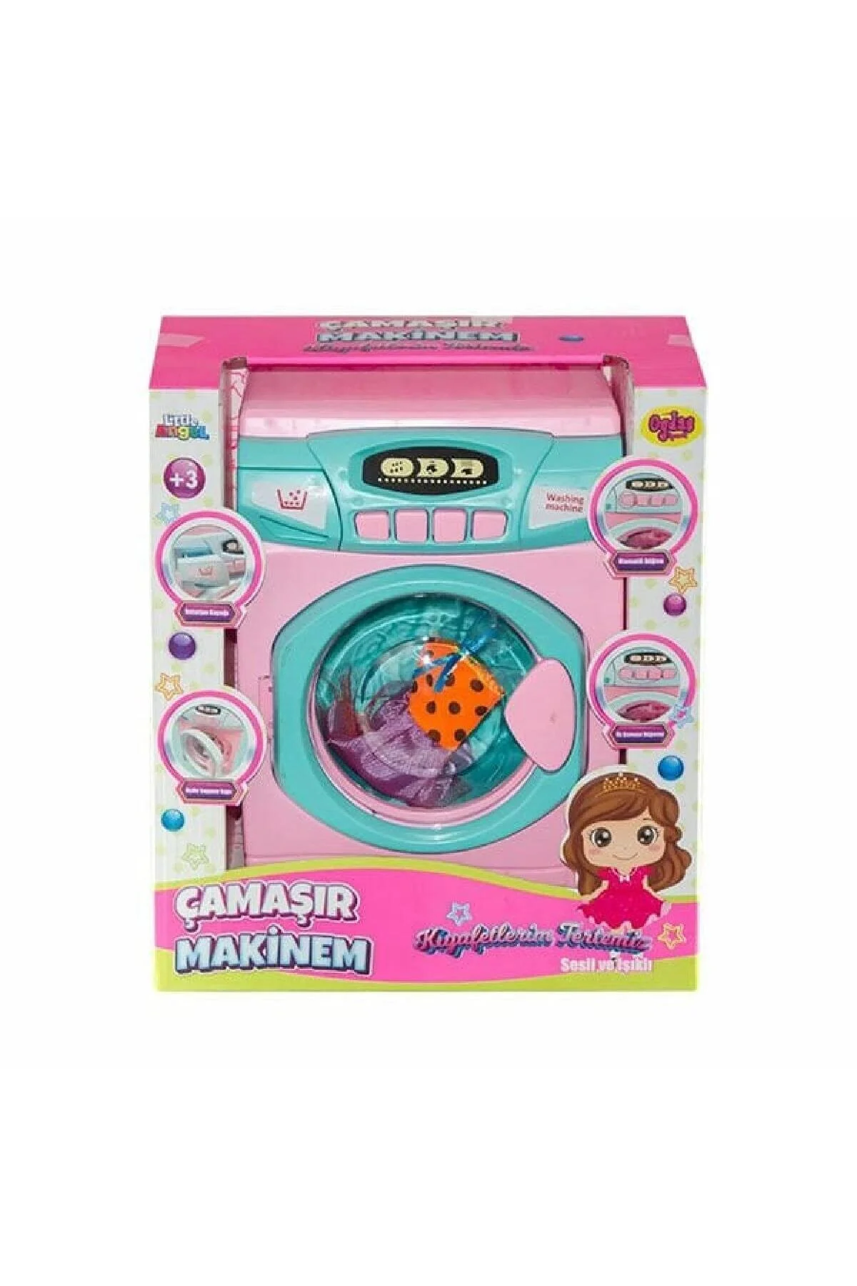 اسباب بازی های فیگور دیگر ماشین لباسشویی بزرگ OYDAS 02608 با باتری toysclub