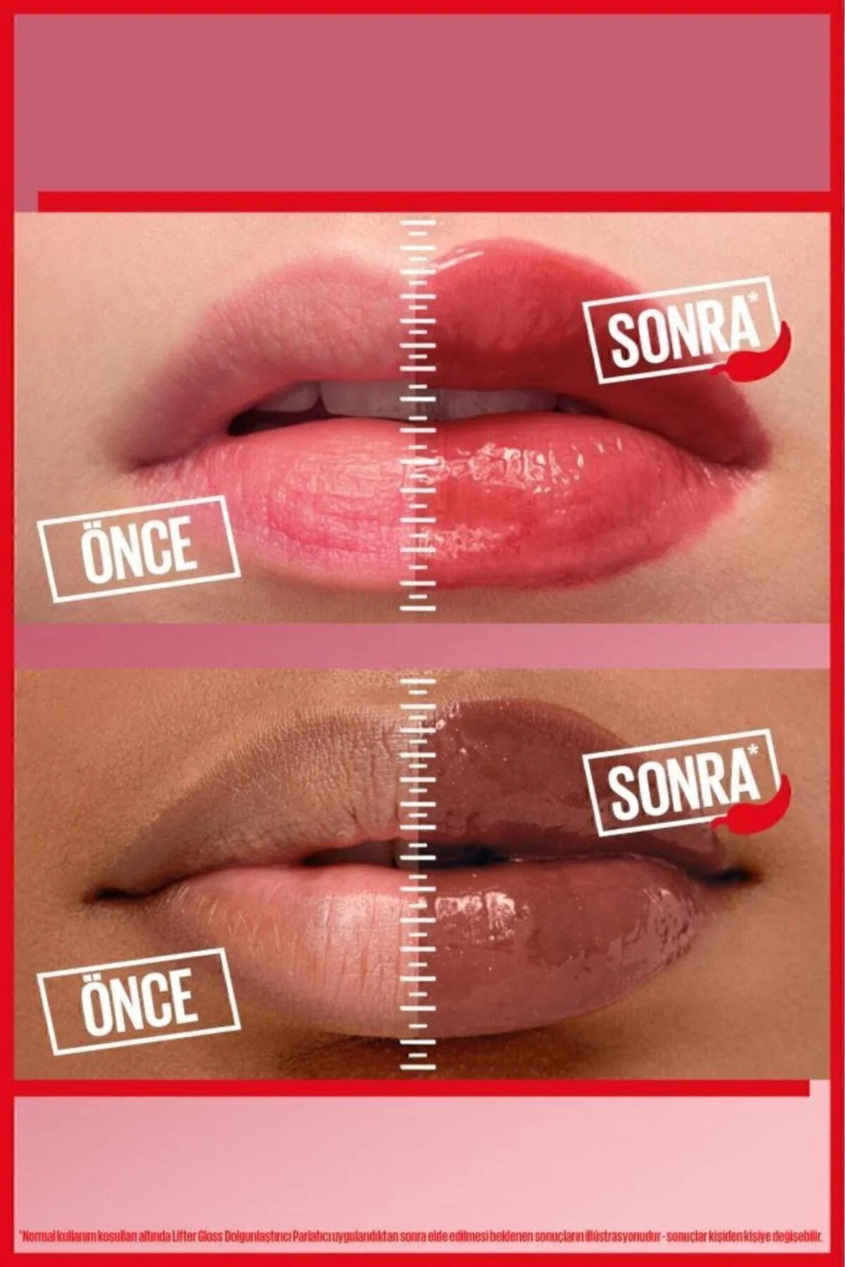 Maybelline New York افزایش دهنده لب LIFTER PLUMP 001 رنگ گلابی براق