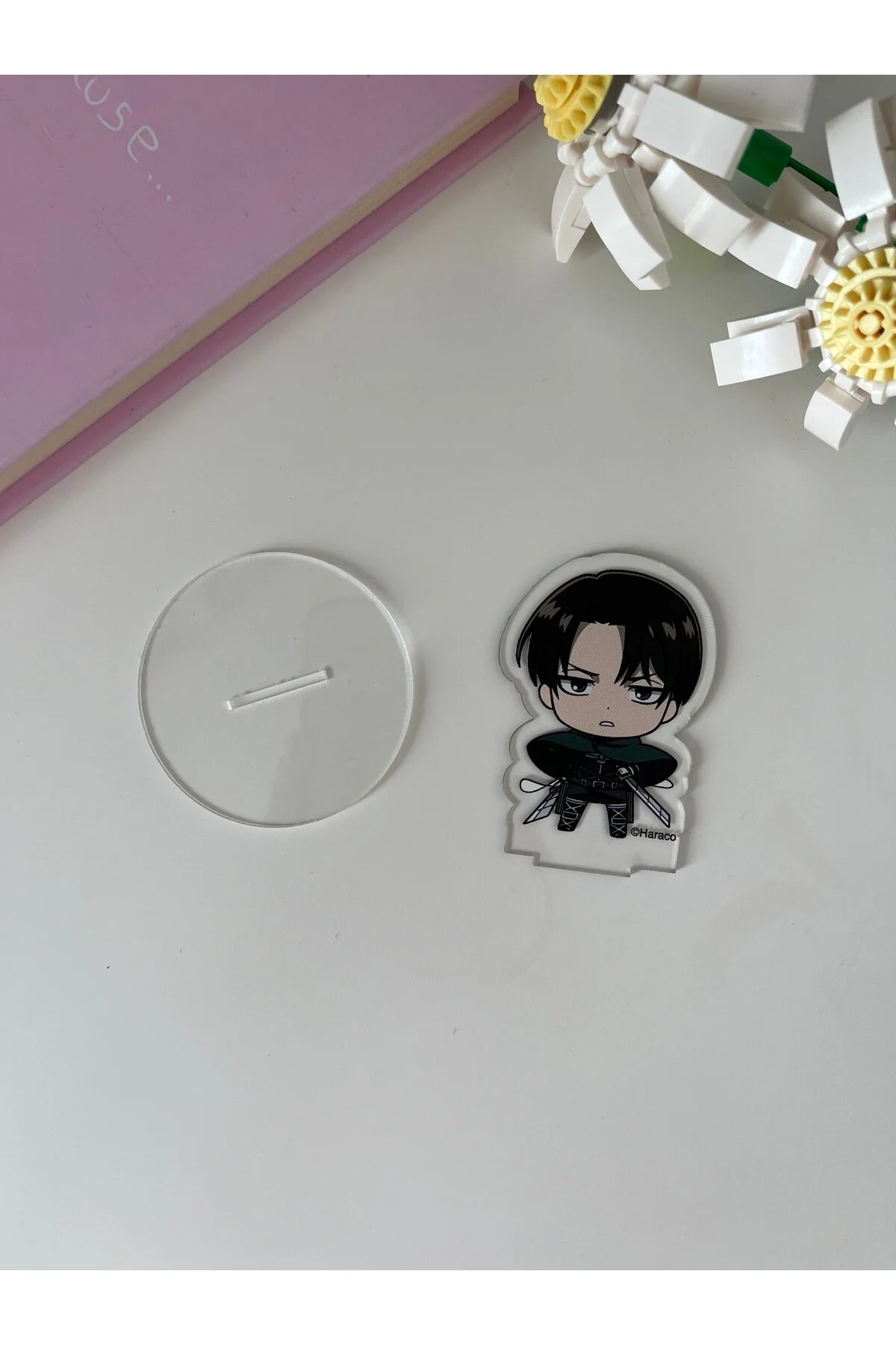 فیگور انیمه تیتان LEVI ANIME ACRYLIC MINI PLEXI اورجینال Hara Company